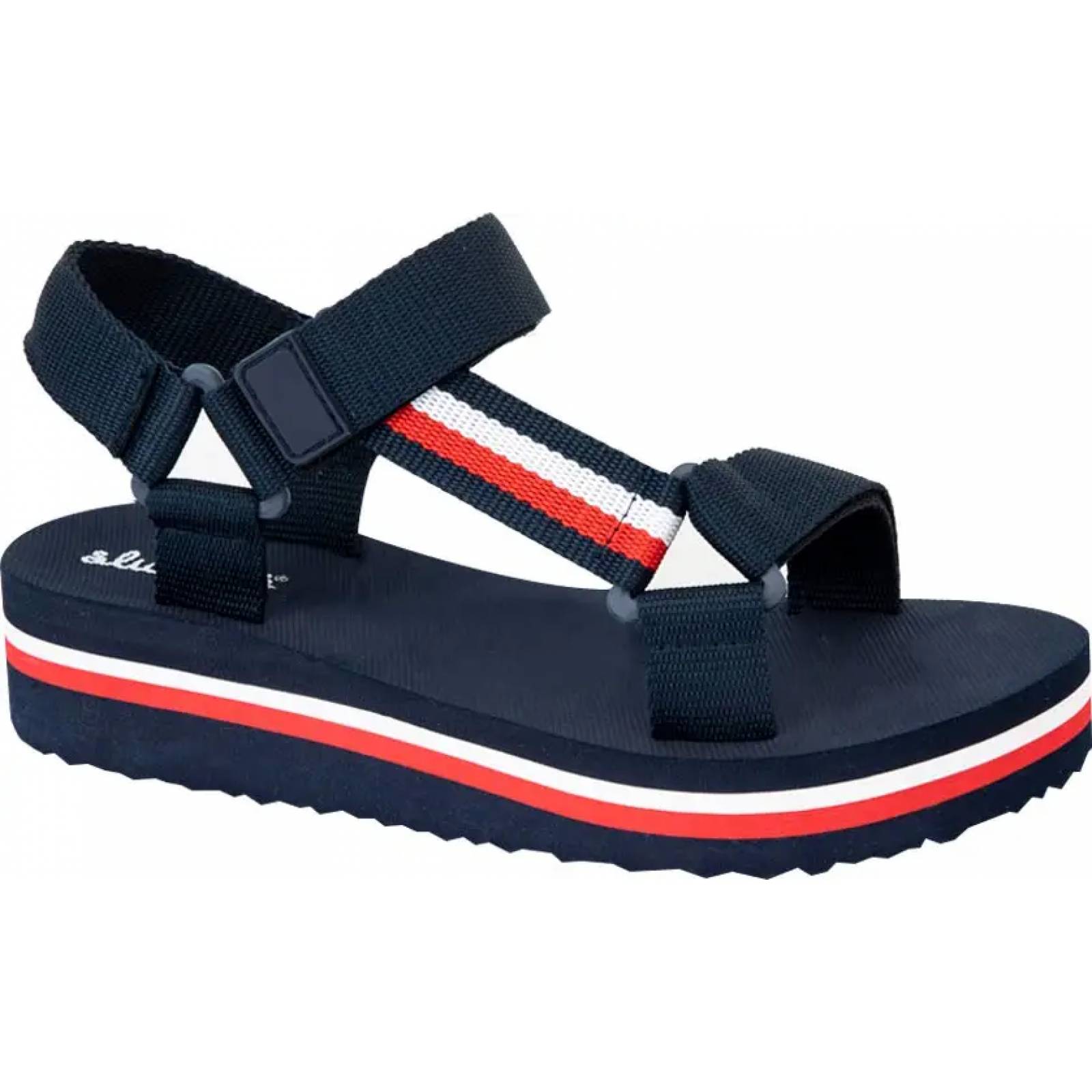 Huaraches Para Hombre SLICKERS Sandalia Para Playa Y Baño Azul