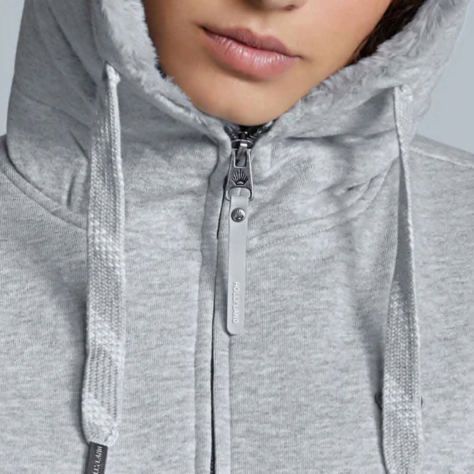 Sudadera casual dama gris Holly Land modelo FAAY