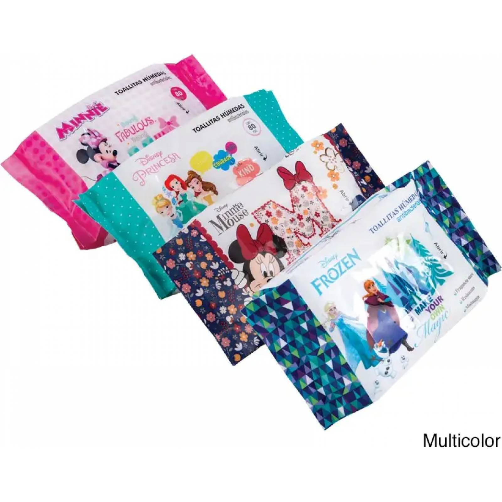 Toallitas humedas higiene personal cuidado del cuerpo multicolor Disney modelo 7TH1