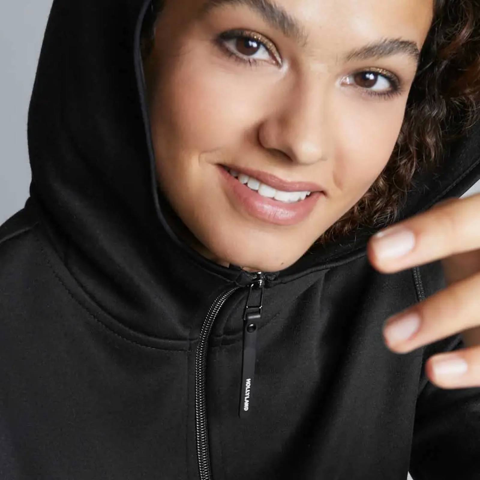 Sudadera casual dama negro Holly Land modelo UN10