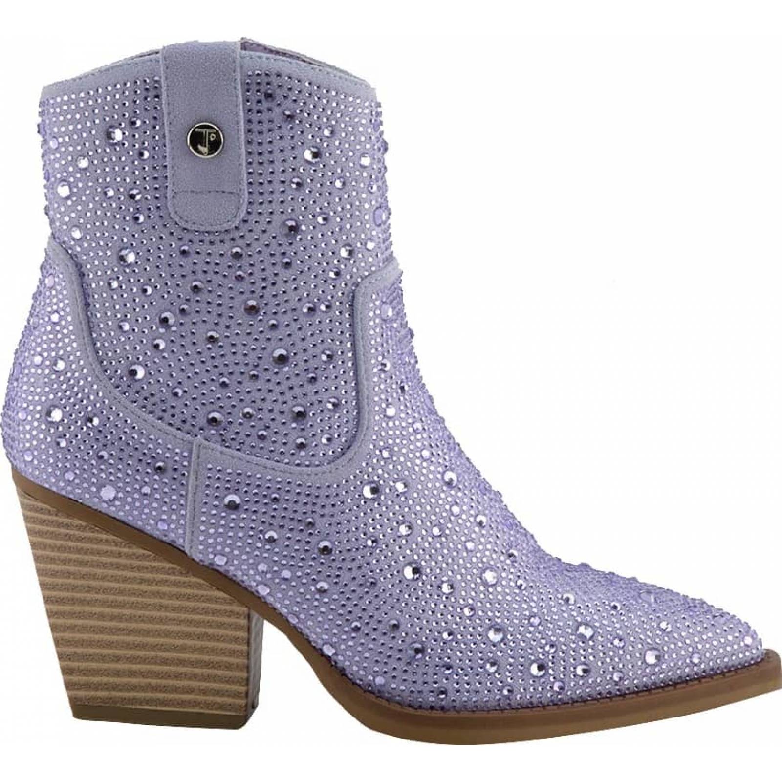 Bota texano dama lila Thalia Sodi modelo 2B13