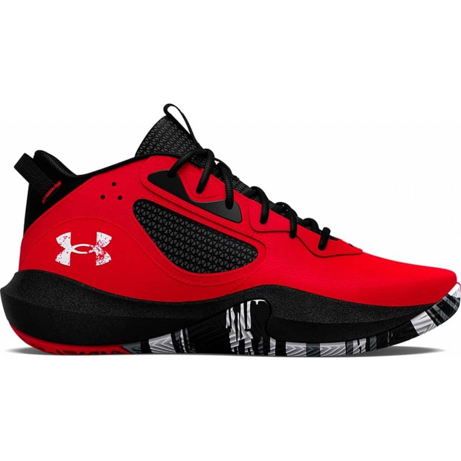 Tenis para basketball caballero rojo Under Armour Mexico modelo 6600