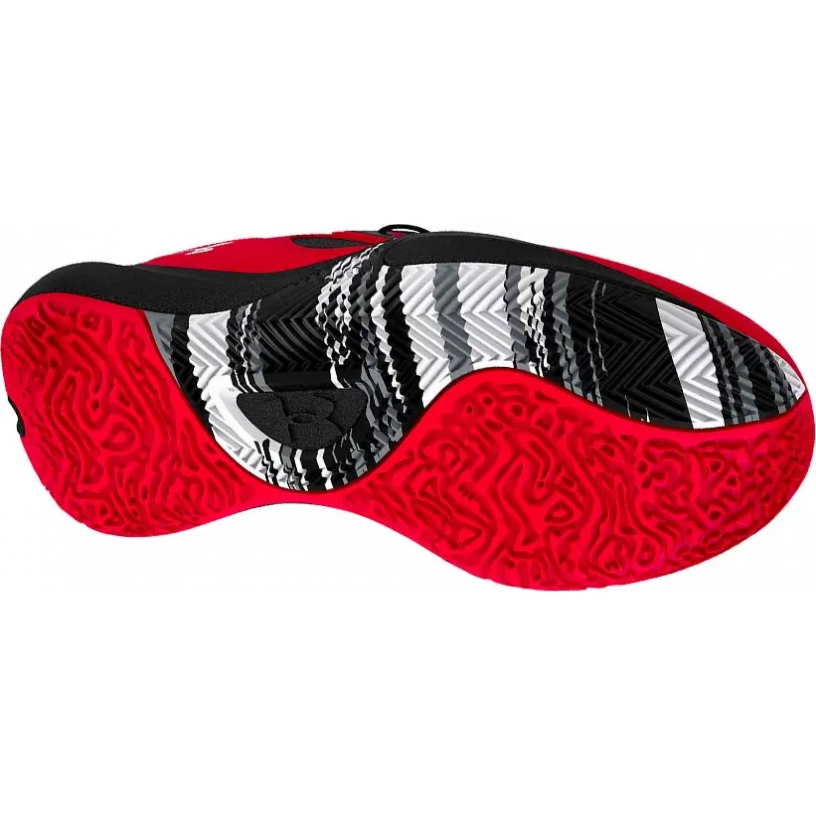 Tenis para basketball caballero rojo Under Armour Mexico modelo 6600