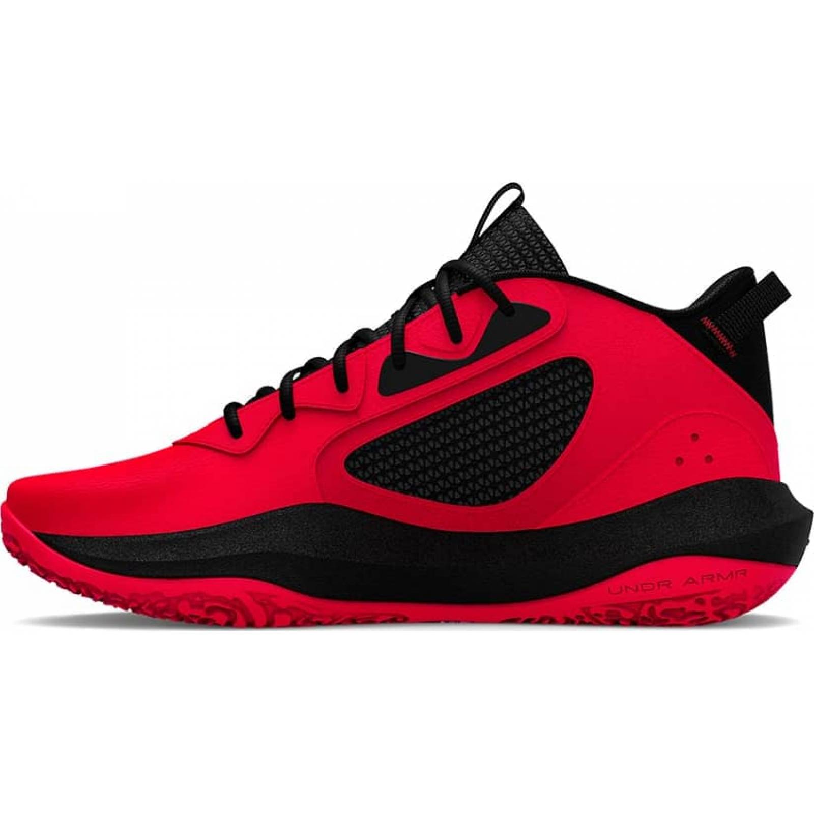 Tenis para basketball caballero rojo Under Armour Mexico modelo 6600