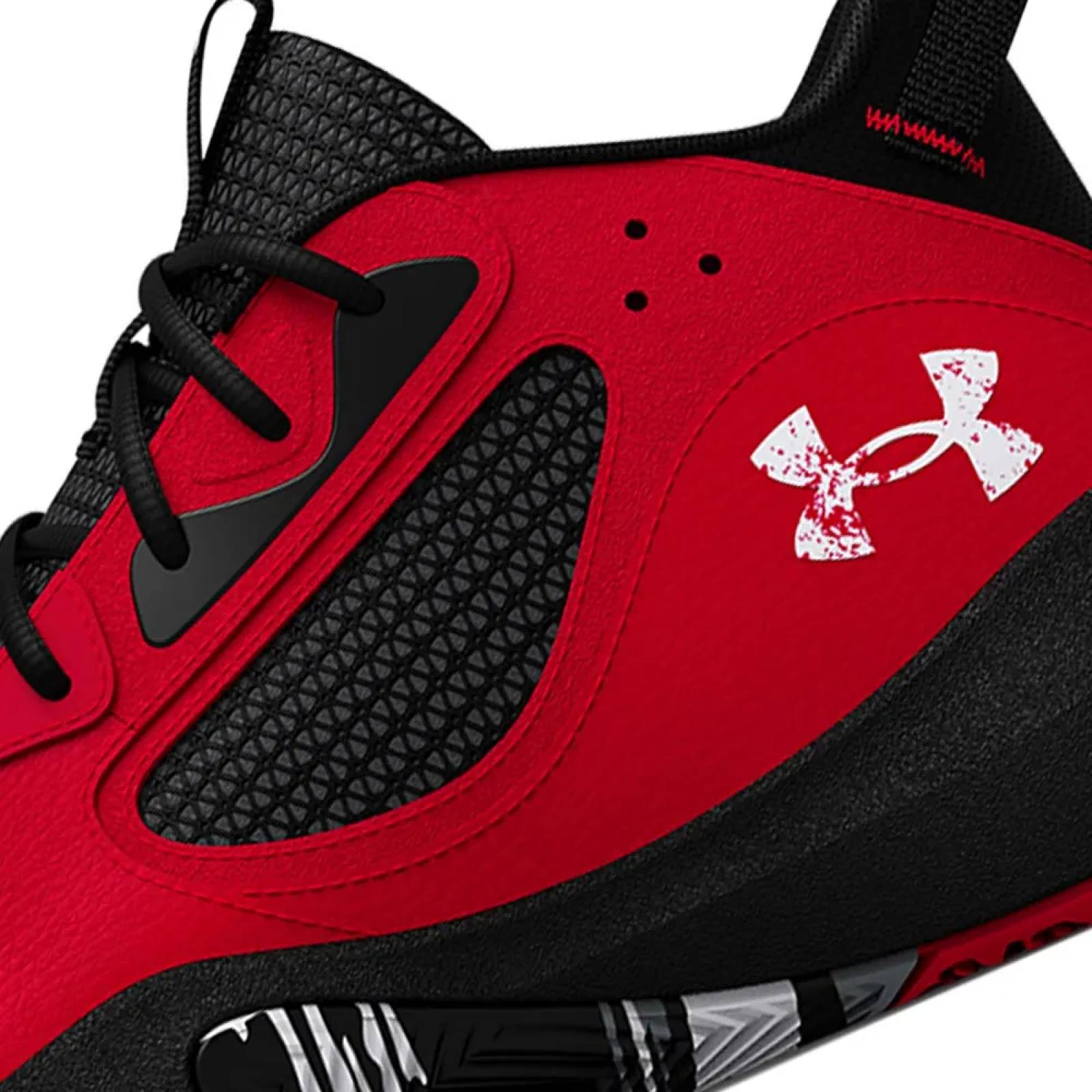 Tenis para basketball caballero rojo Under Armour Mexico modelo 6600