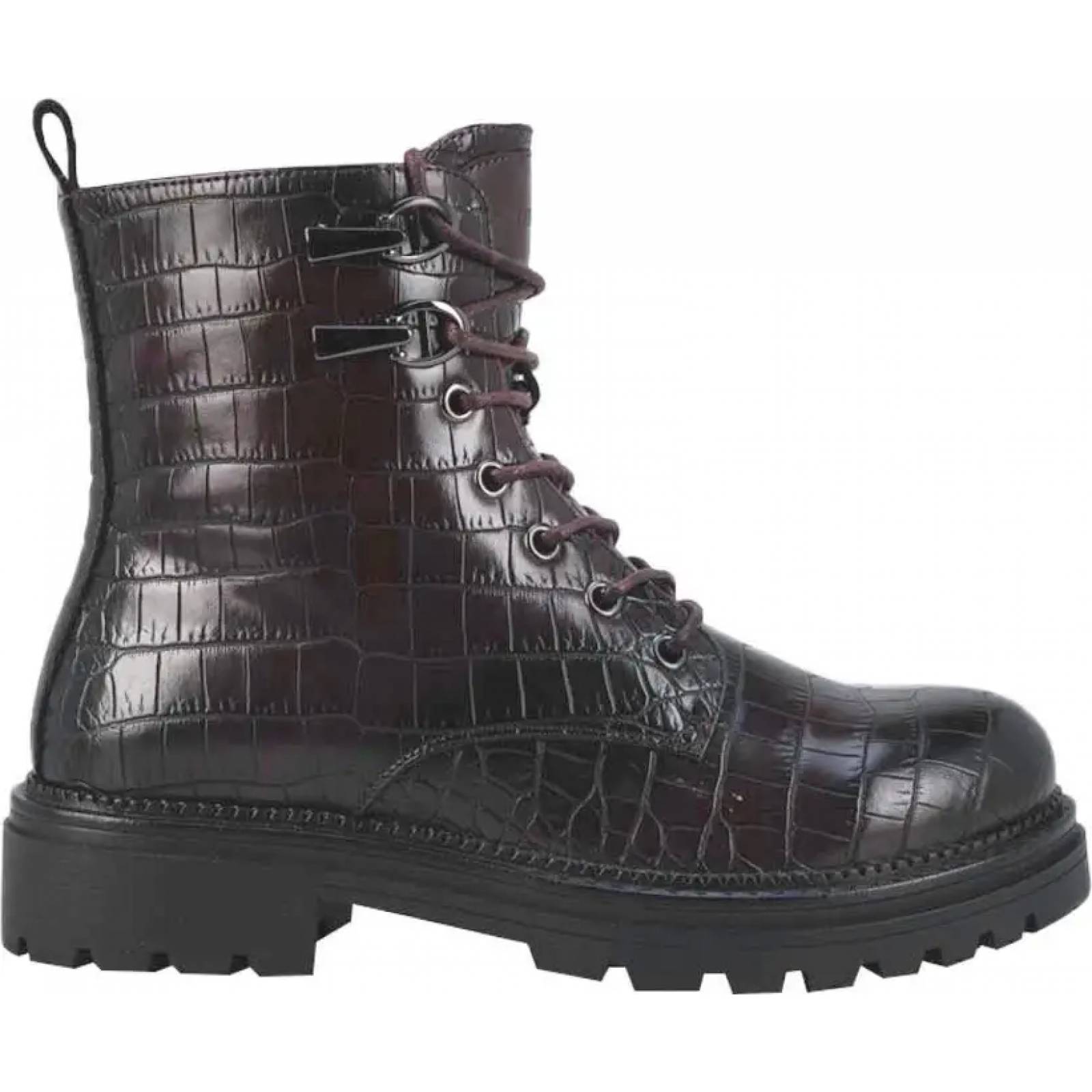 Bota militar dama cafe Goodyear modelo 5511