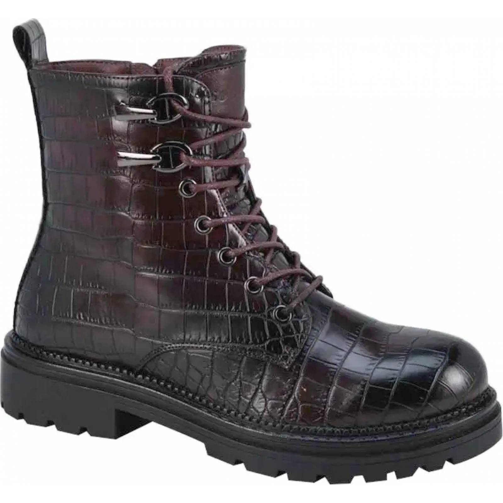 Bota militar dama cafe Goodyear modelo 5511