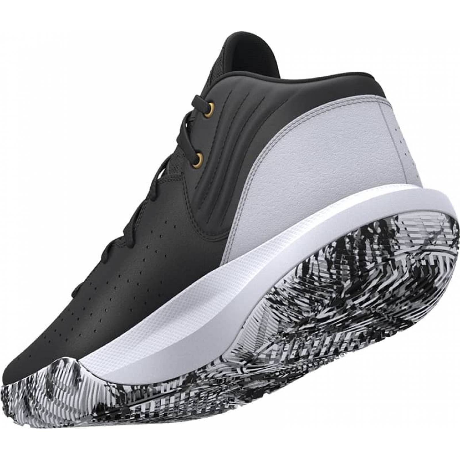 Tenis para basketball caballero blanco/negro Under Armour Mexico modelo 0006
