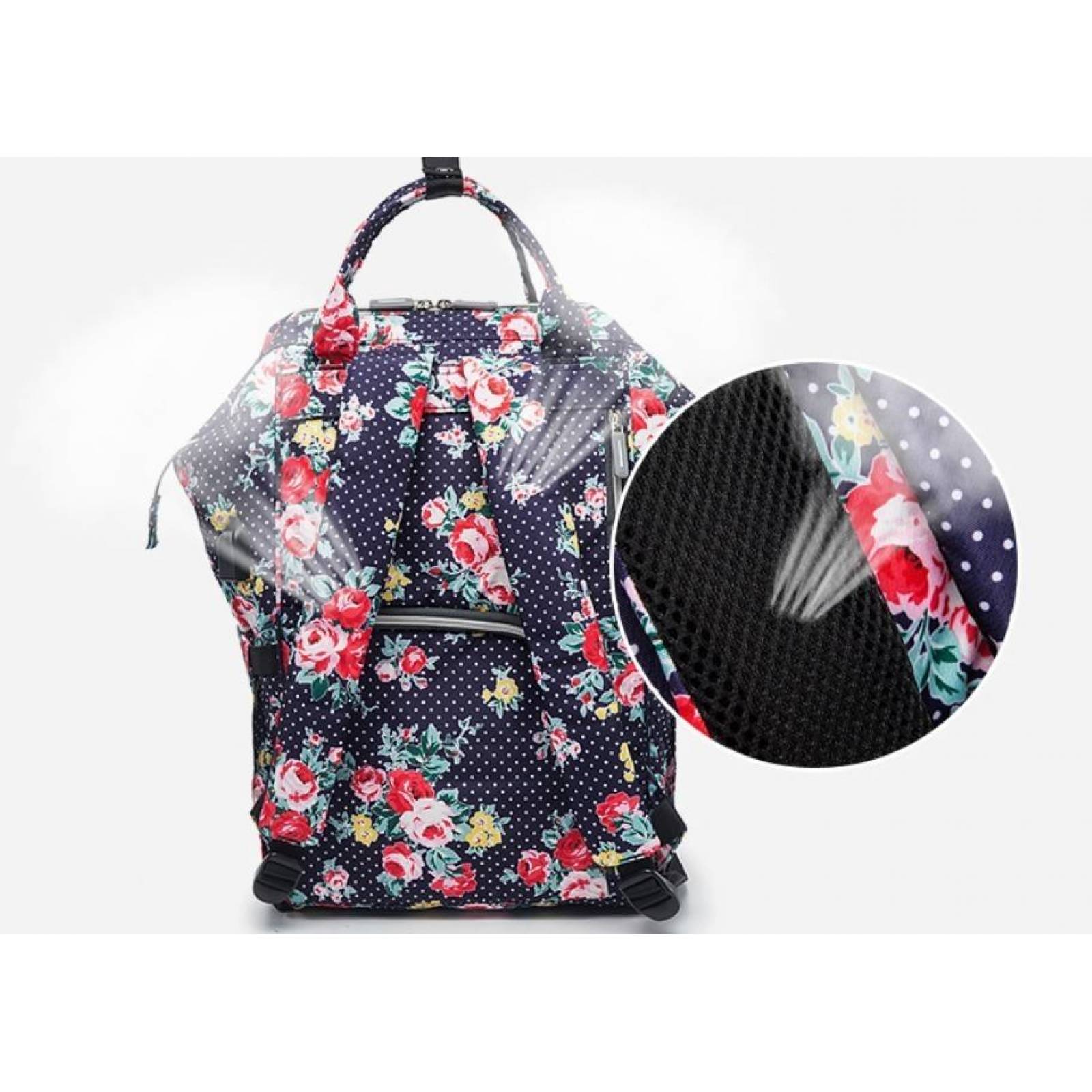 Pañalera Mochila Moderna Multiusos Usb Bonita Mama Termica