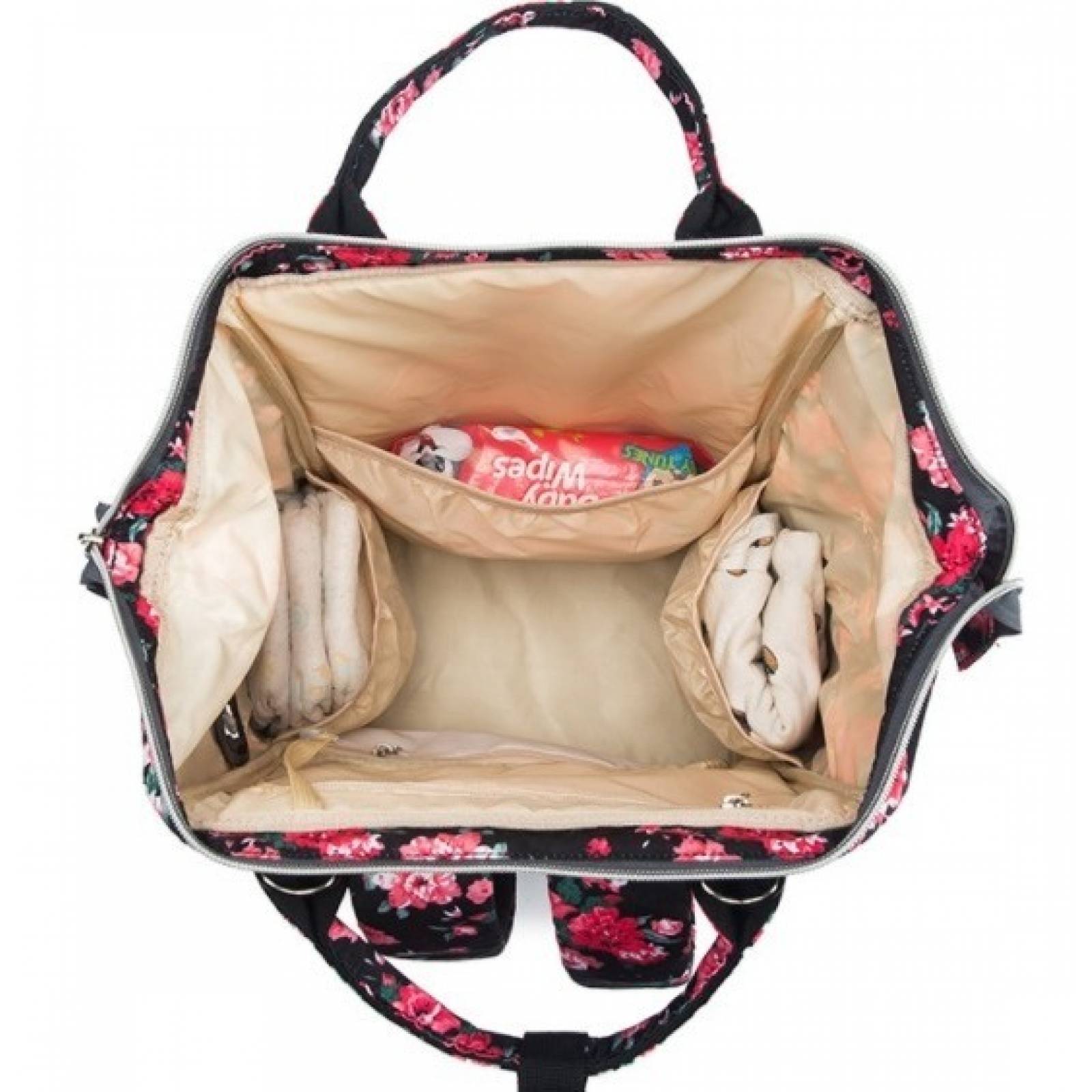 Pañalera Mochila Moderna Multiusos Usb Bonita Mama Termica