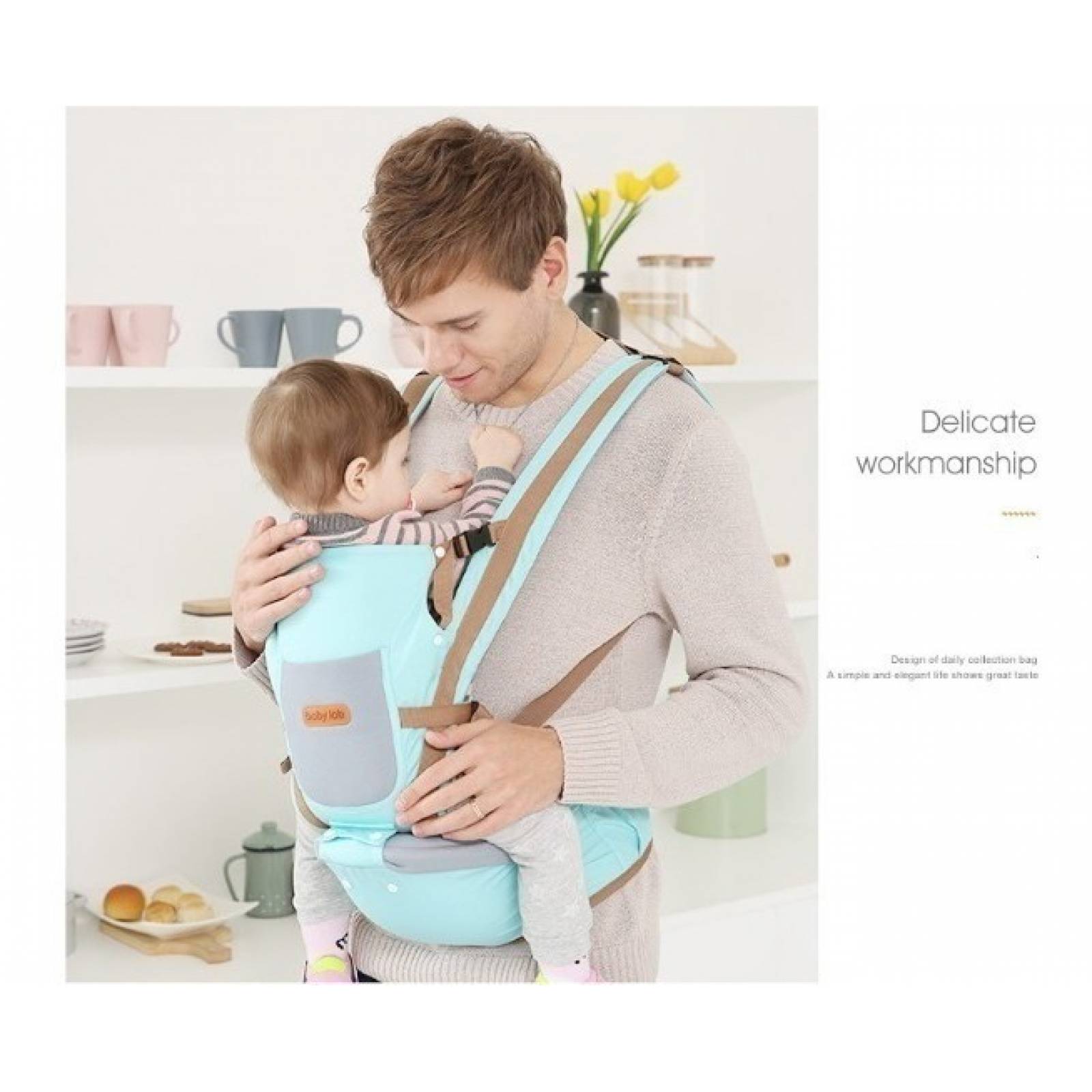 Portabebe Mochila Ergonomica  Fular Cangurera Bebe Economico