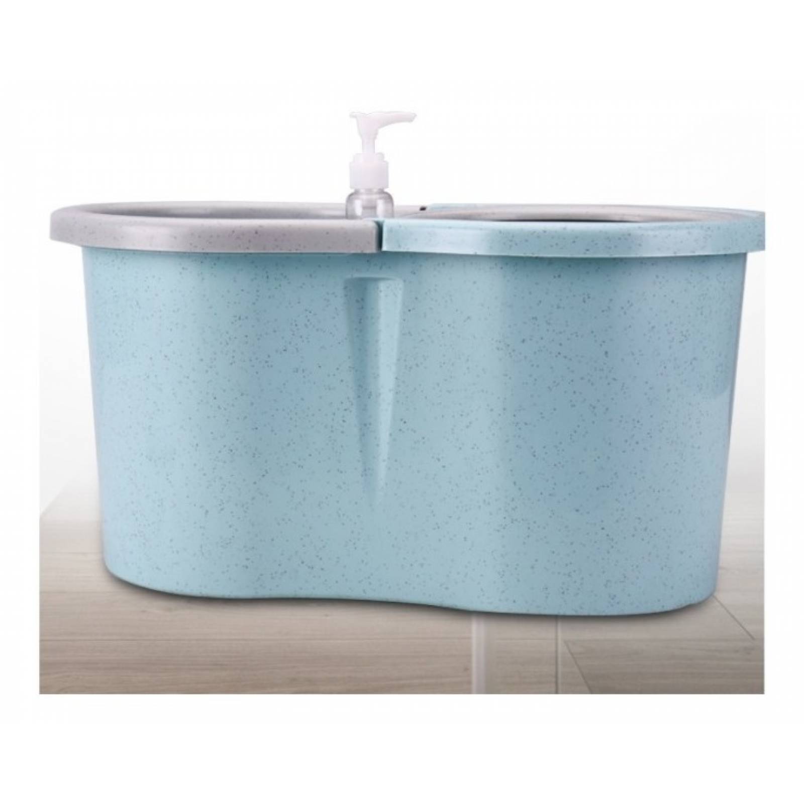 Magic Mop Trapeador Cubeta Centrifugadora Metálica Acero