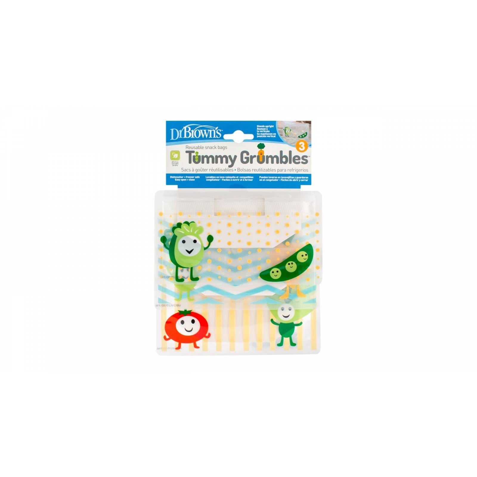 Bolsas Reutilizables Snacks Dr Browns 3p