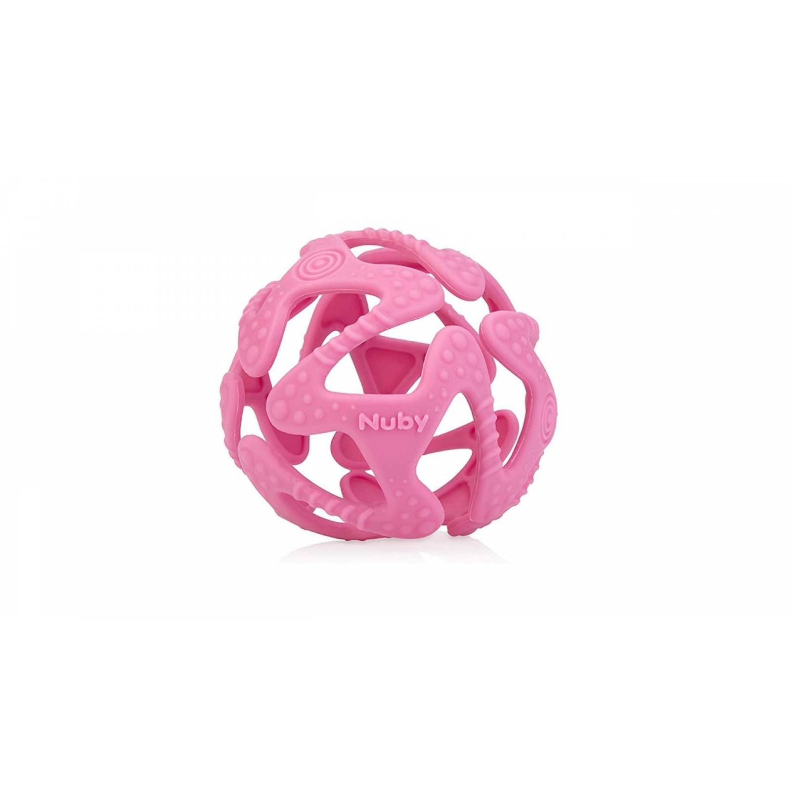 Pelota Mordedera Nuby Tuggy Rosa