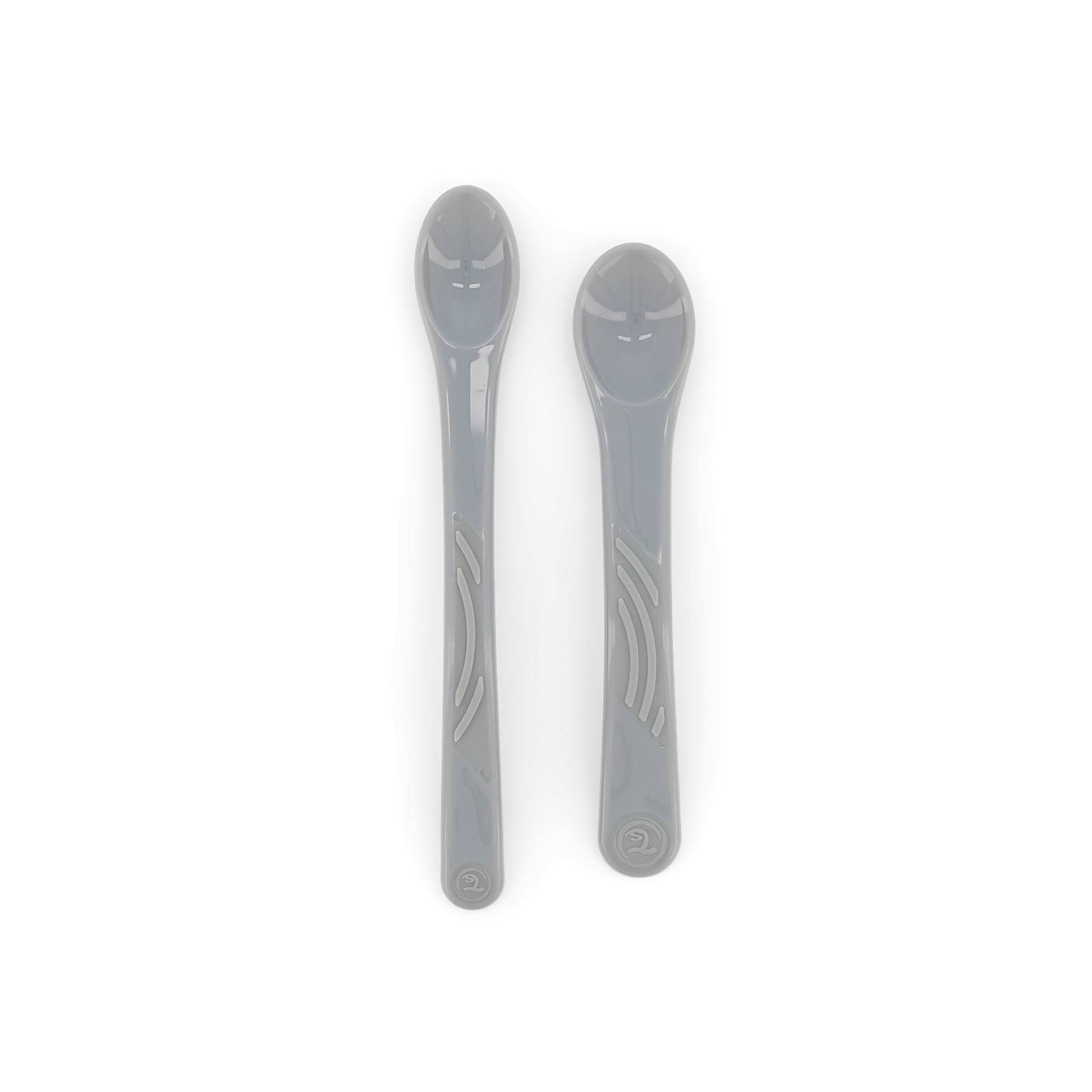 Cucharas 4+m Twistshake 2pz Gris Pastel