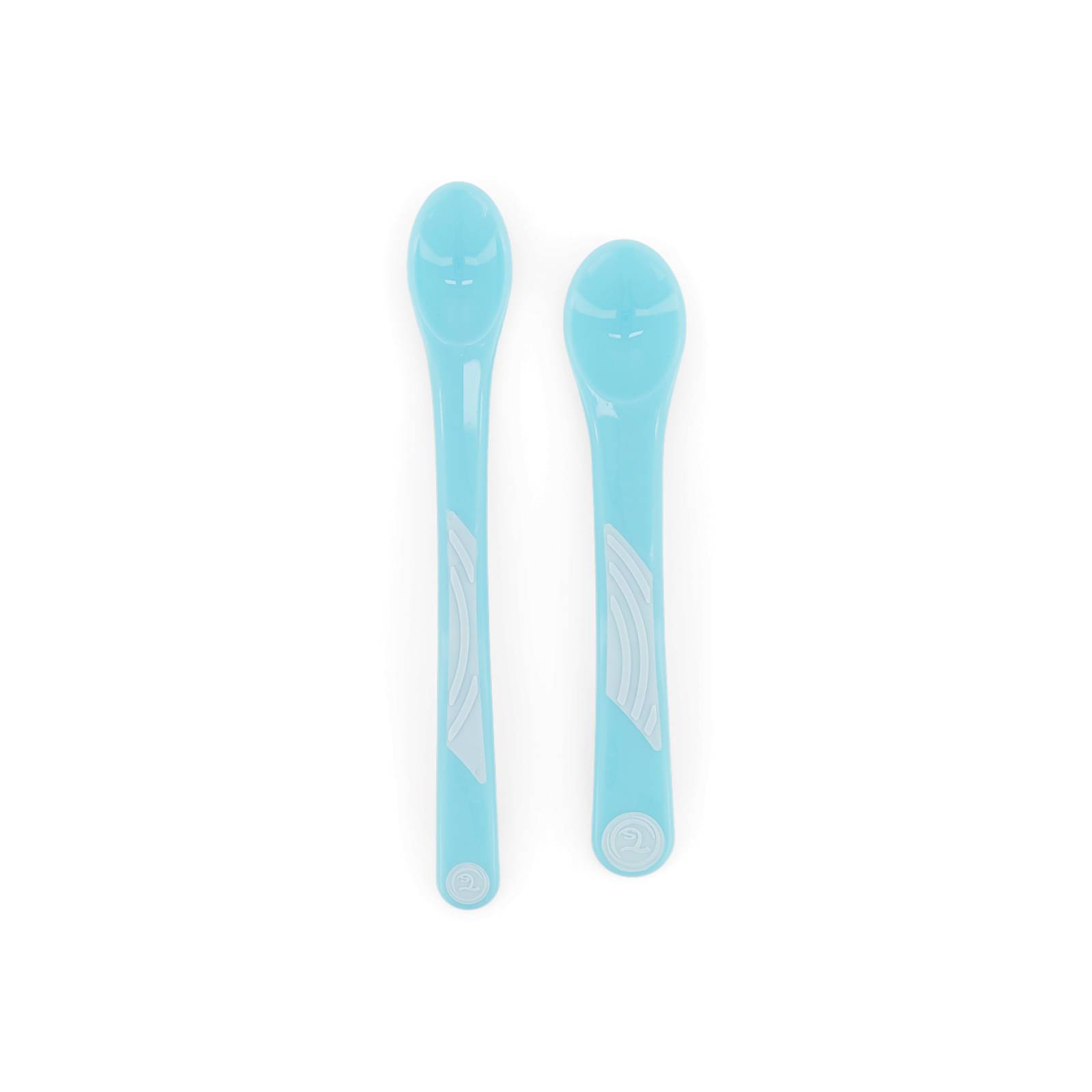 Cucharas 4+m Twistshake 2pz Azul Pastel