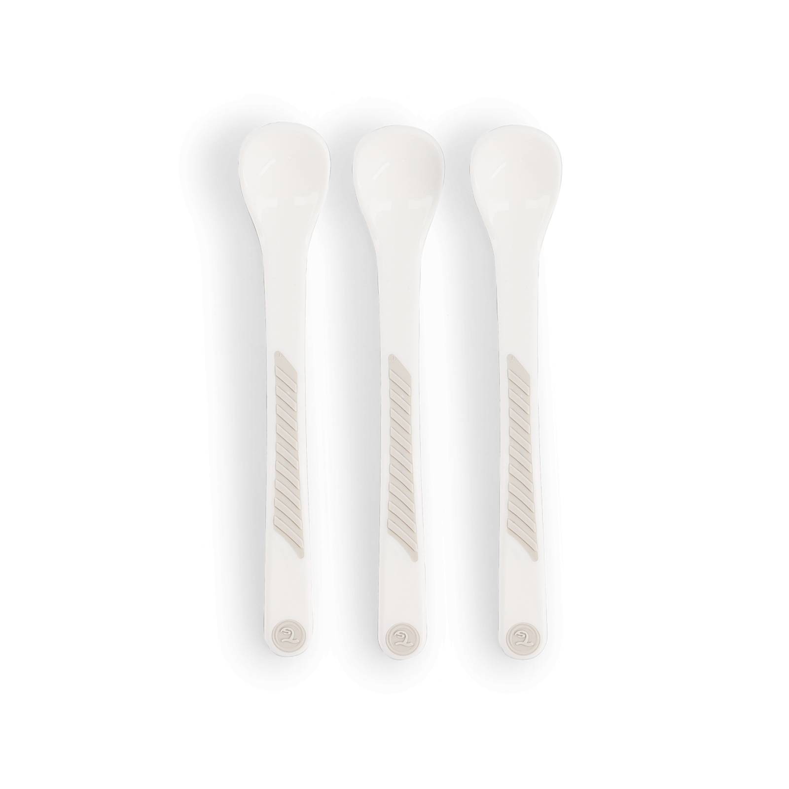 Cucharas 4+m Twistshake 3pz Blanco