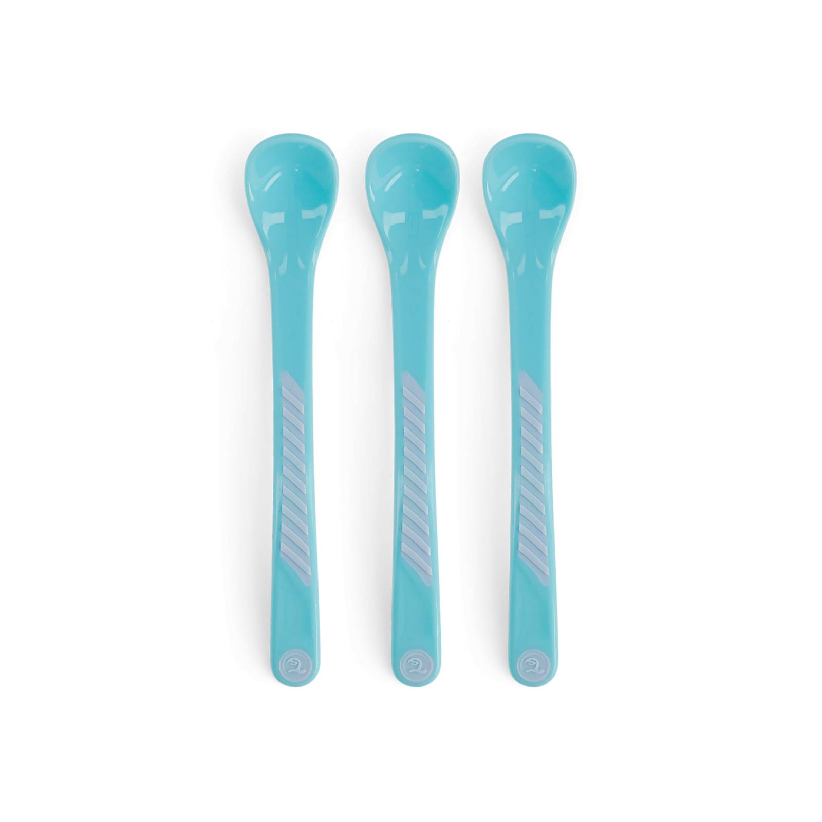 Cucharas 4+m Twistshake 3pz Azul Pastel