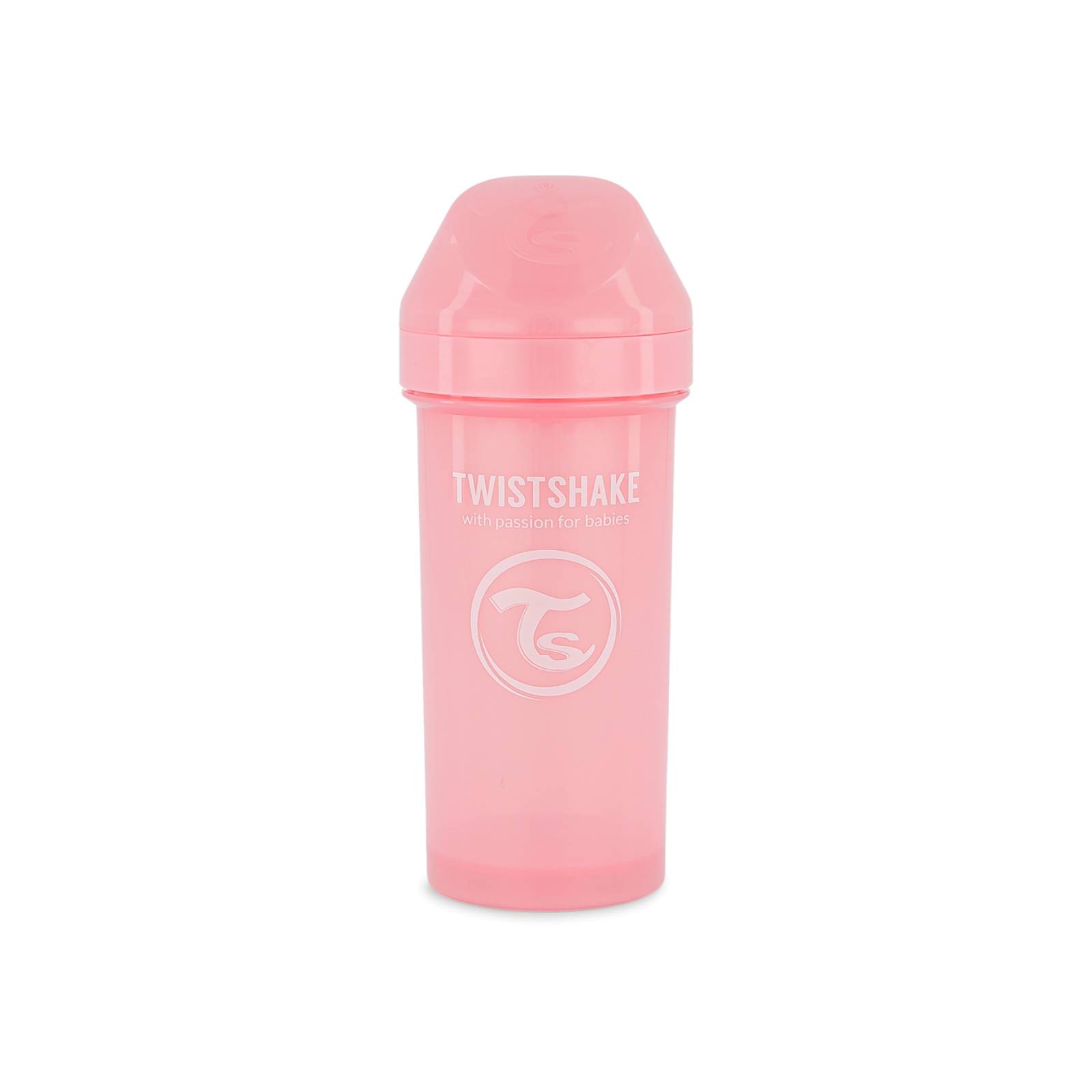 Vaso Kid Cup Twistshake 12 Oz Rosa Paste