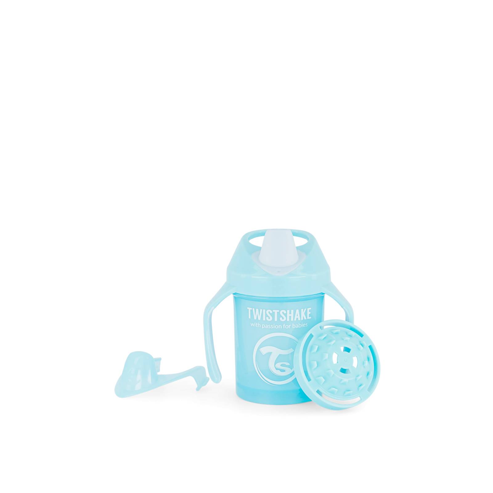 Vaso Mini Cup Twistshake 7oz Azul Pastel