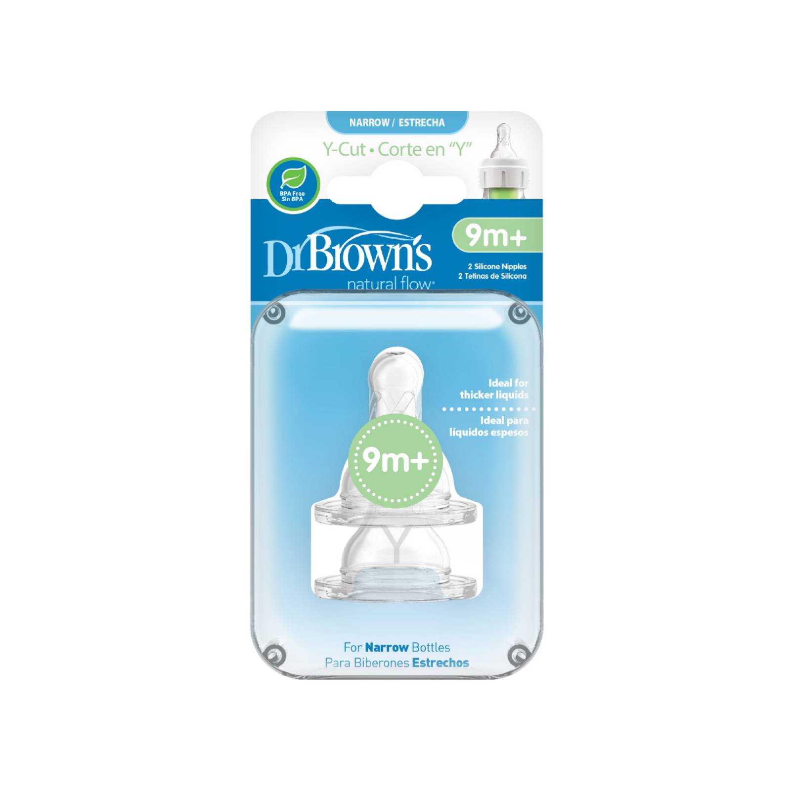 Tetina Dr Browns Options+ Y Std 2pz.
