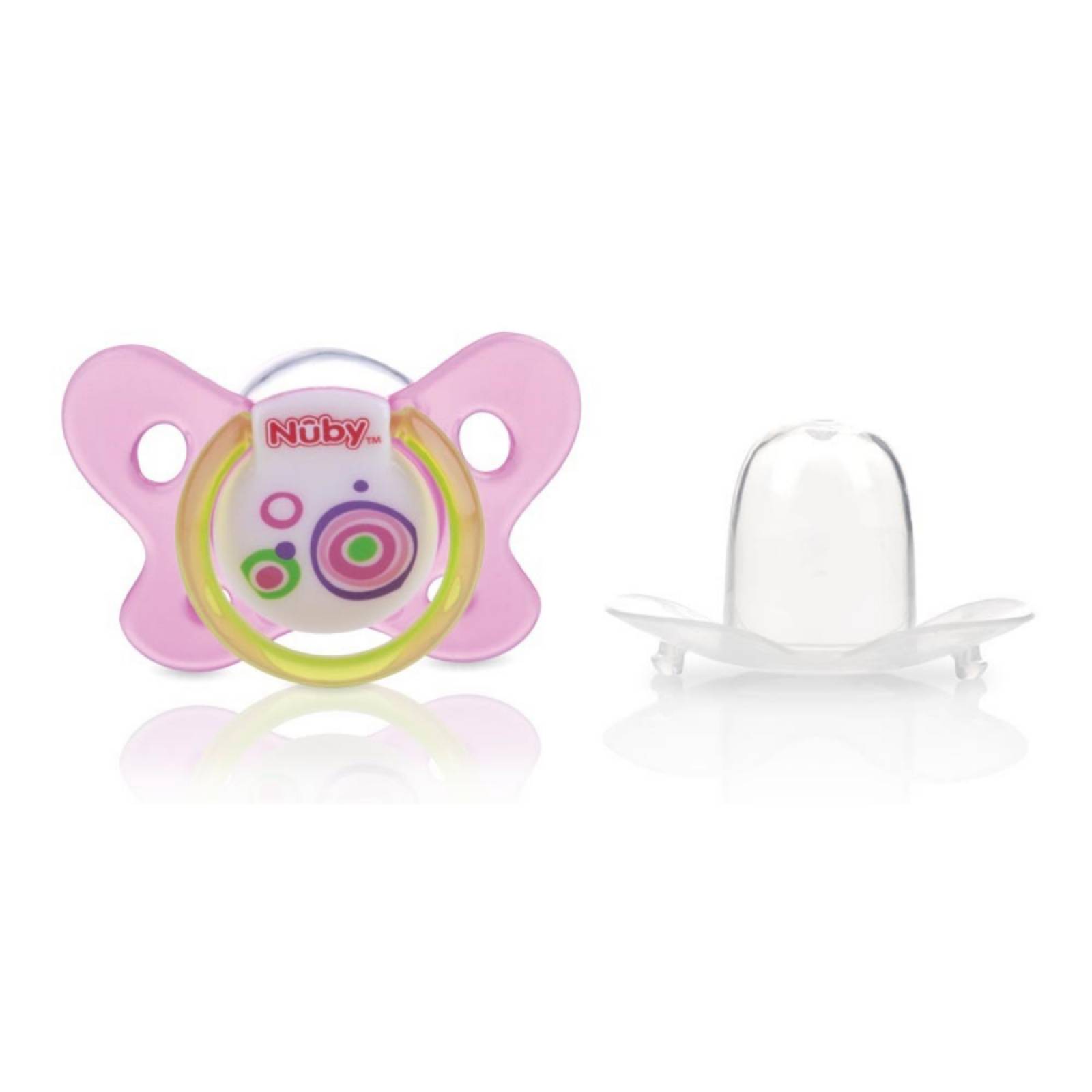 Chupón Mariposa Nuby 6-12m Rosa