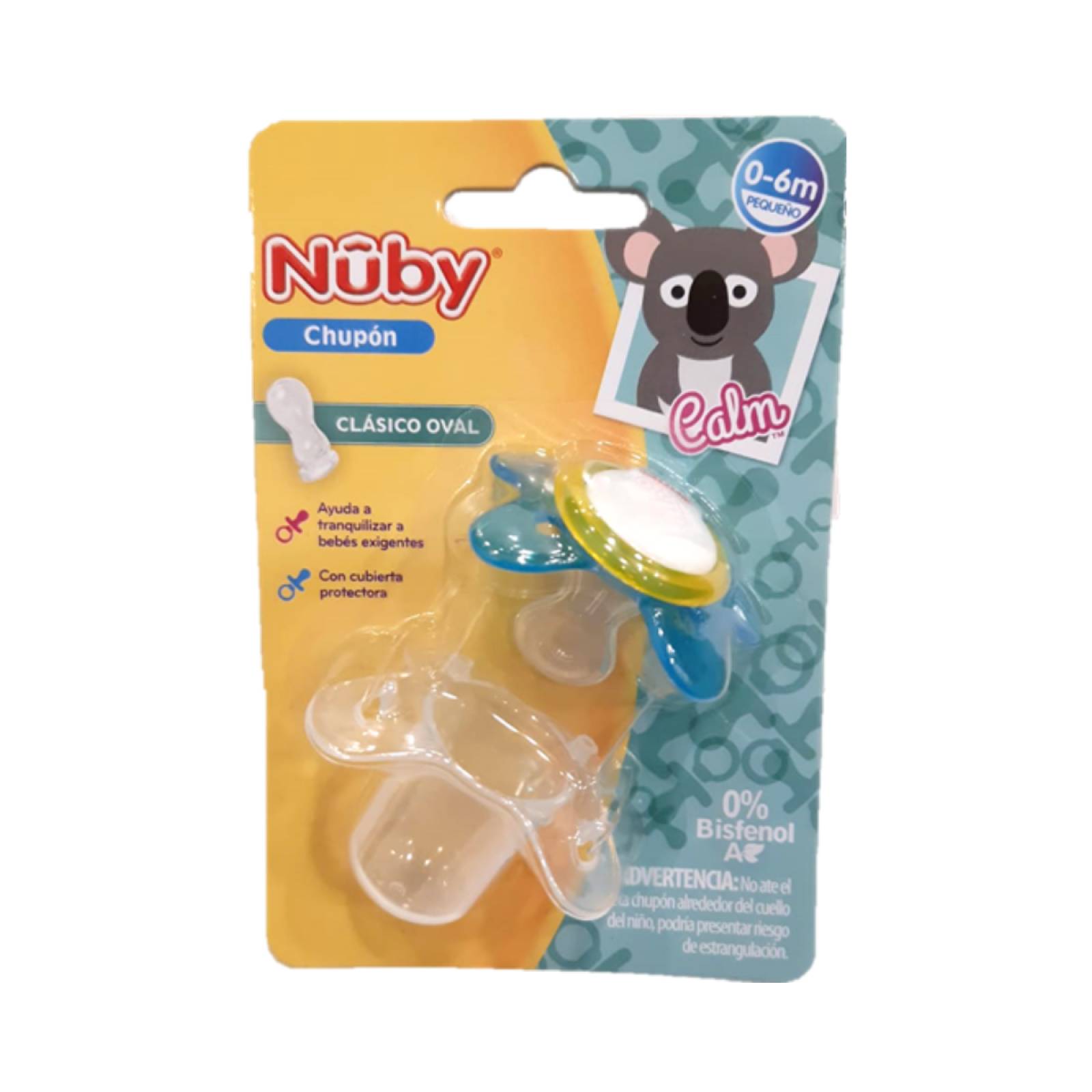 Chupón Mariposa Nuby 0-6m Amarillo