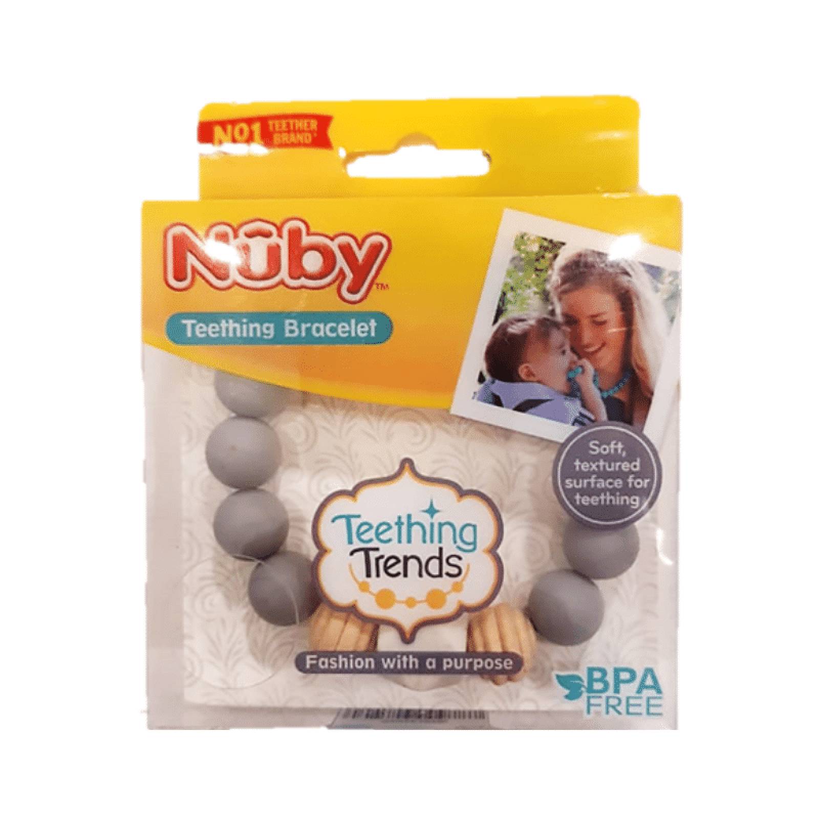 Pulsera Mordedera Nuby Gris - Main Image