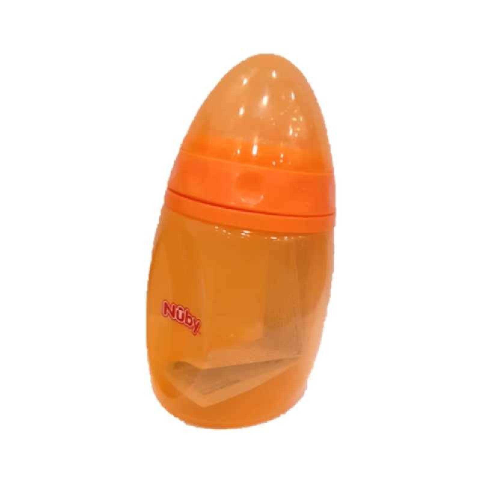 Vaso Inclinado Nuby Simply 9oz Naranja