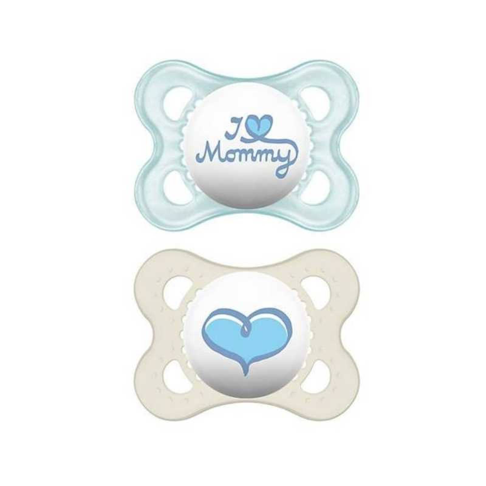 Chupón Mam Baby Original Mommy Azul 2-6m