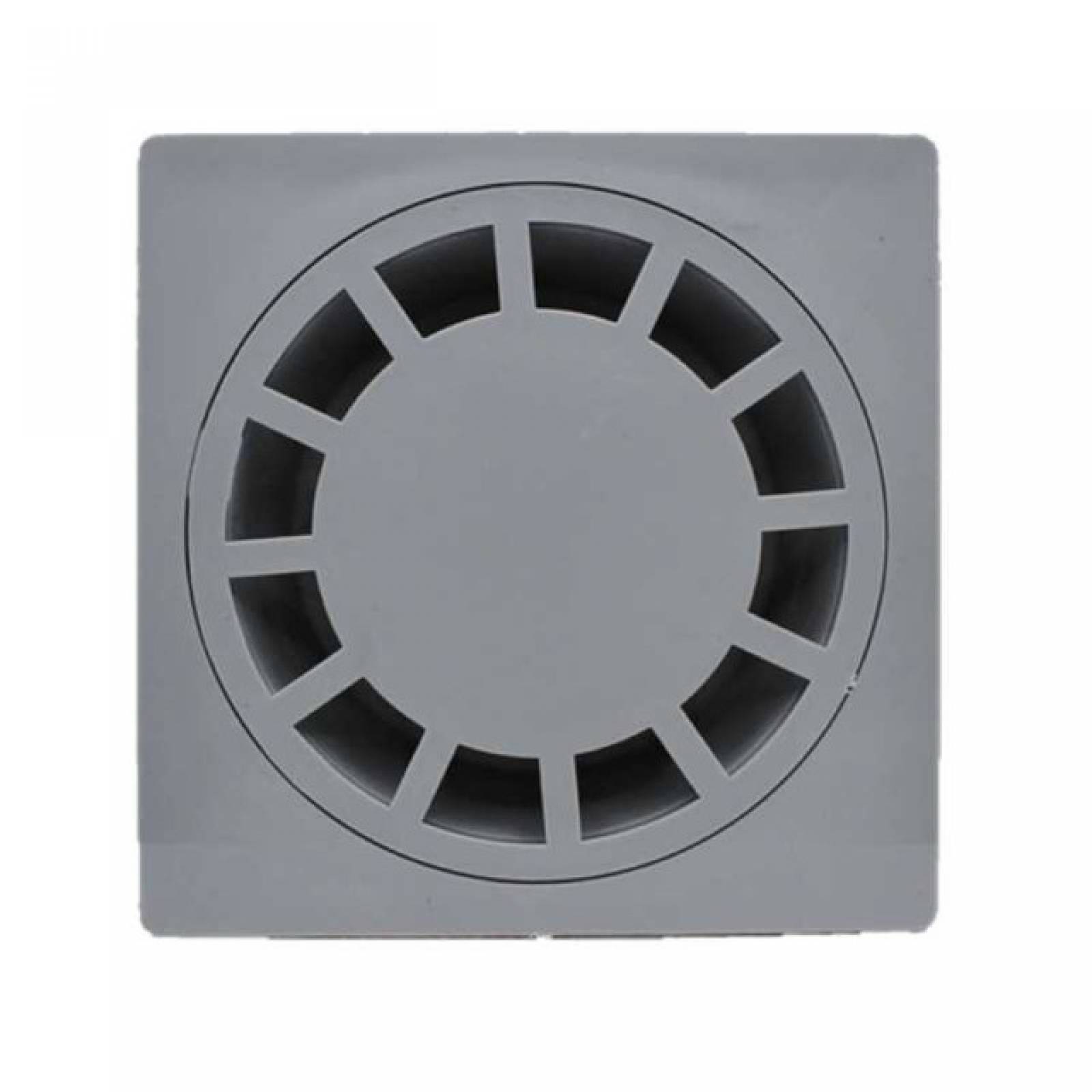 Coladera Cuadrada 4 Pulg Gris