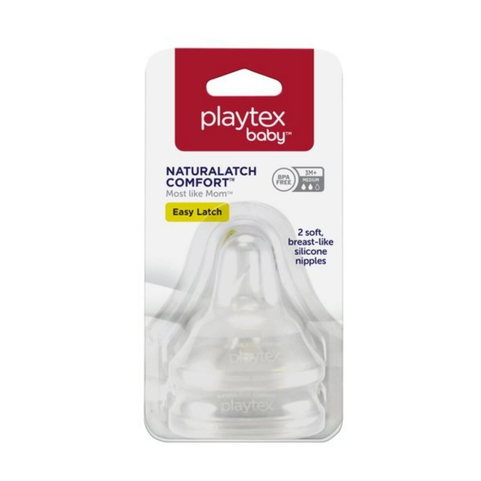 Tetina Playtex Natural Comfort Medio 2pz