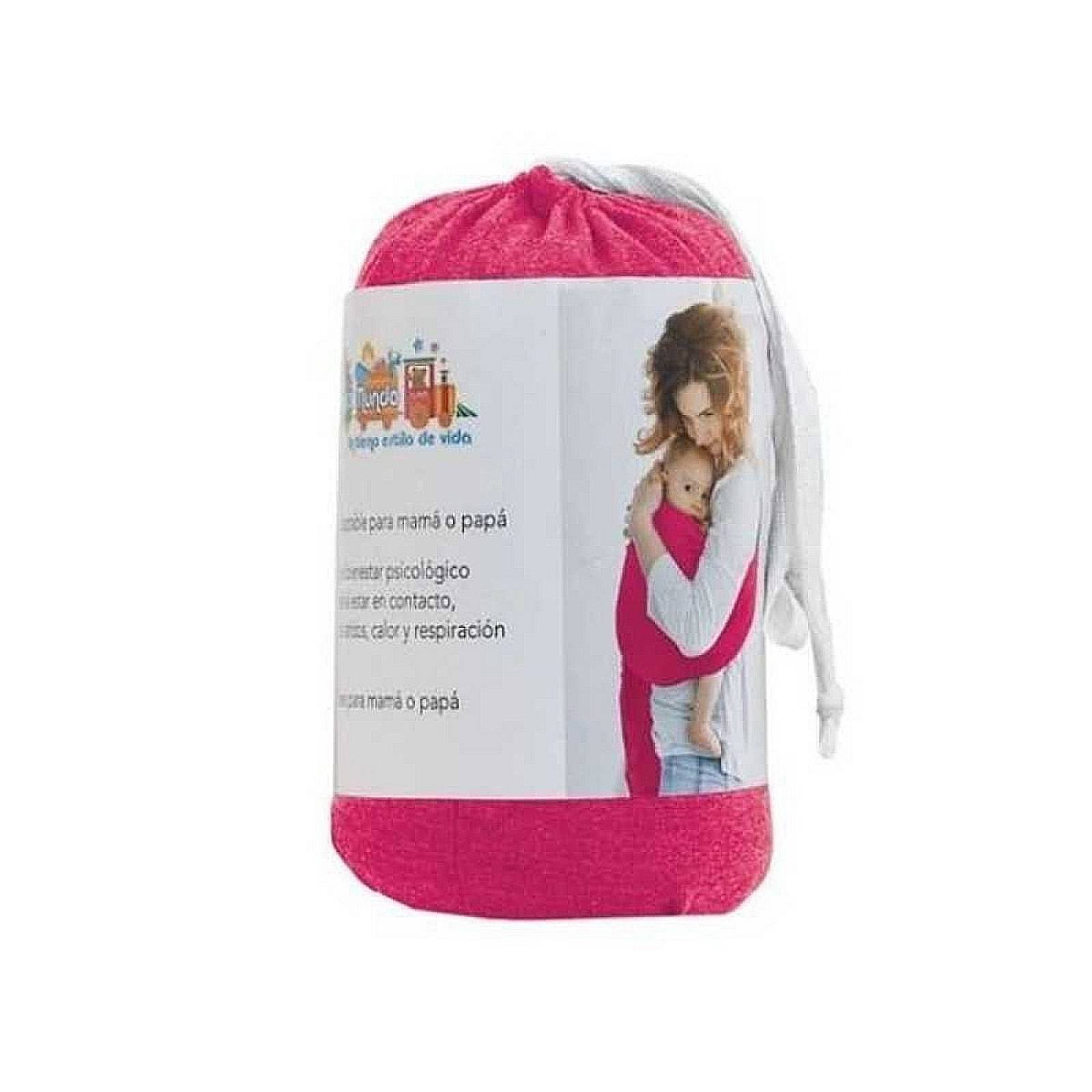 Fular Portabebé Chiqui Mundo Rosa.