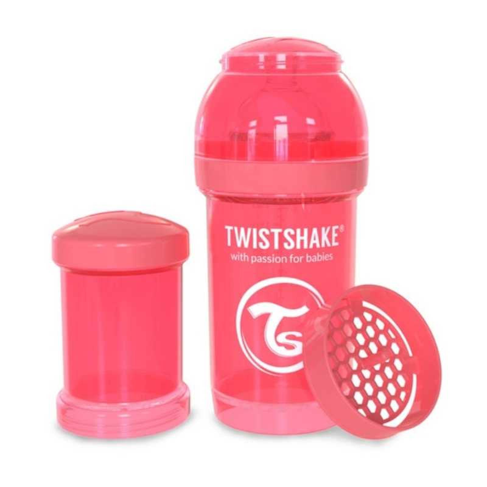 Biberón Twistshake Anti Colic 6oz Peach