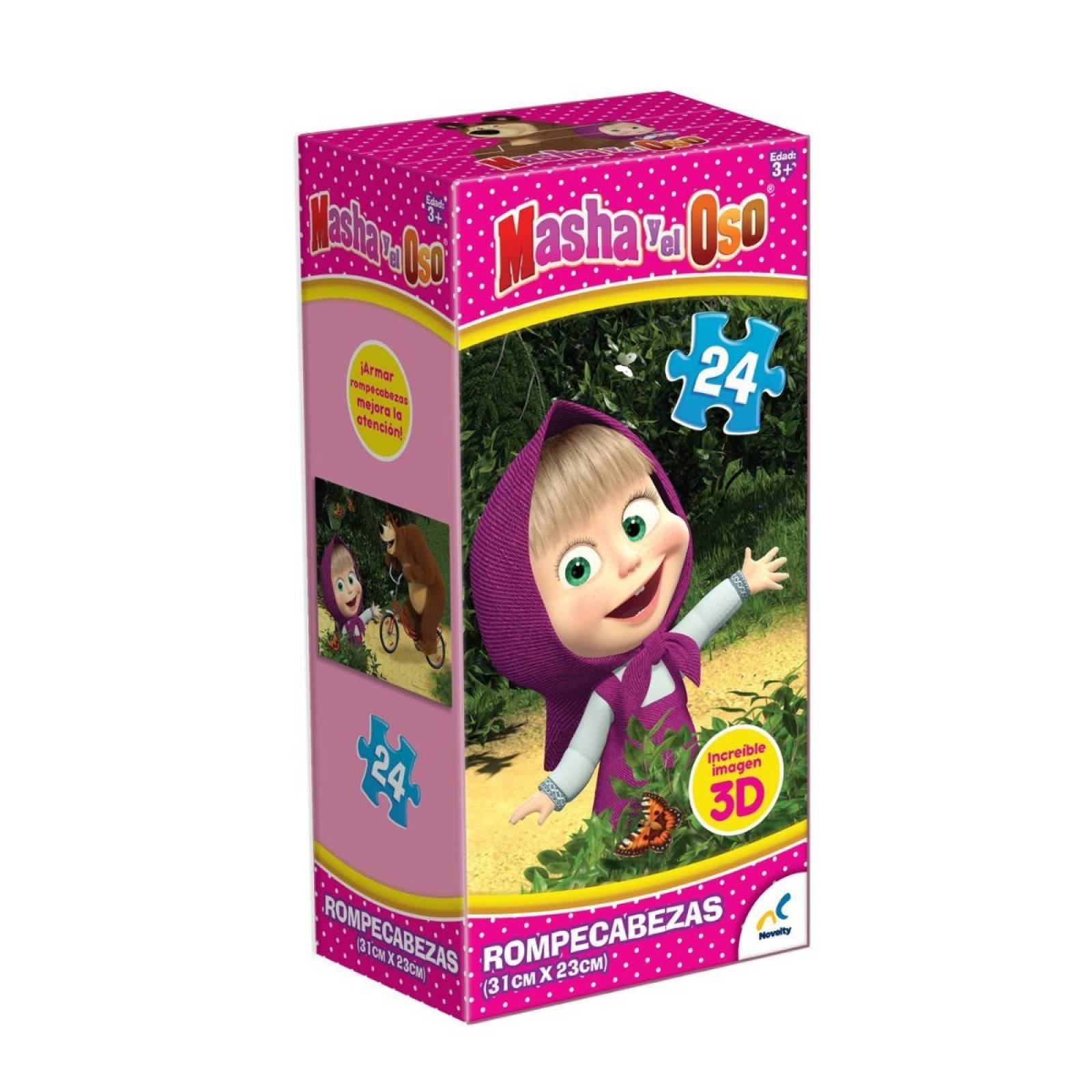 Rompecabezas Torre Masha Y El Oso 3d Nov