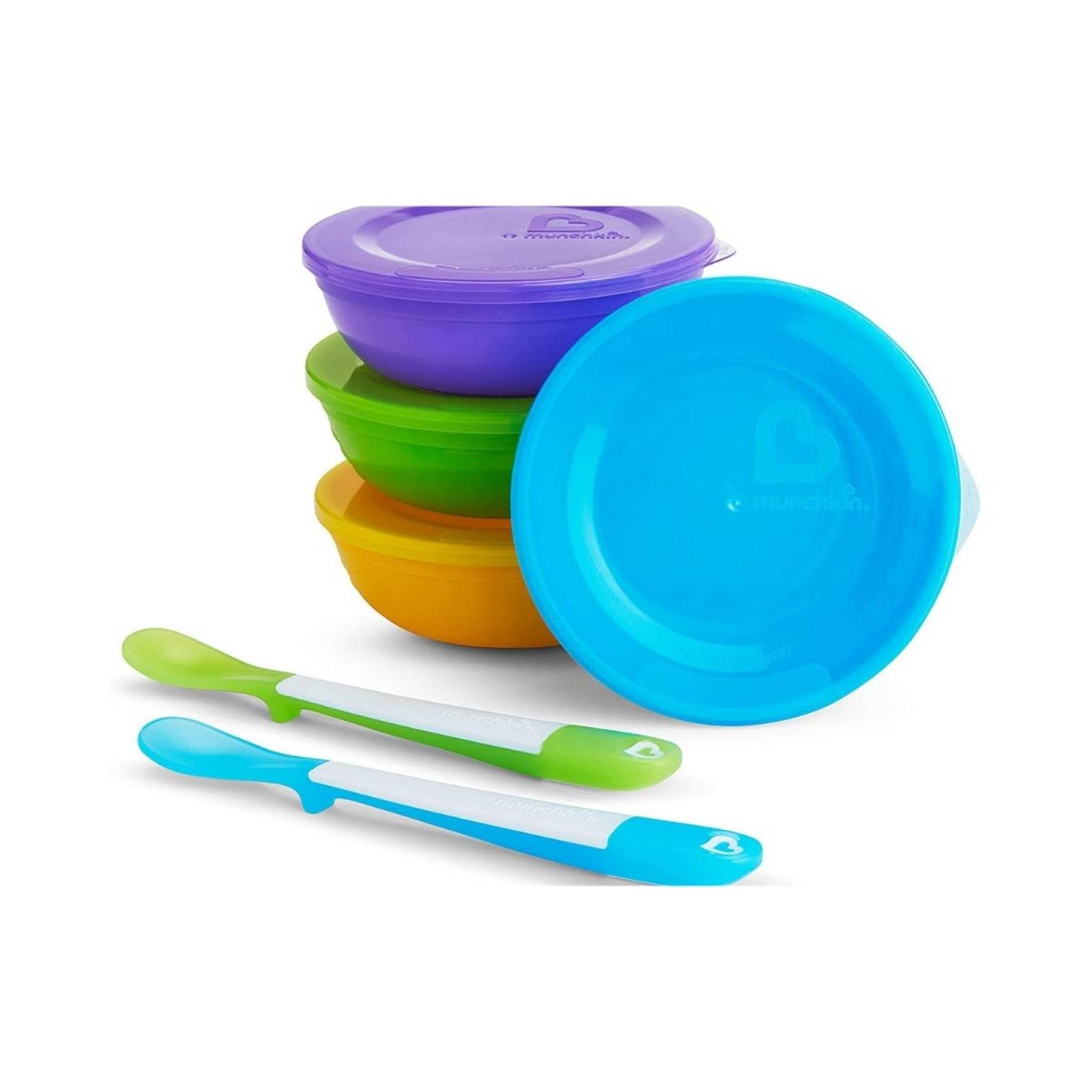 Platos Y Cucharas Munchkin Love A Bowl