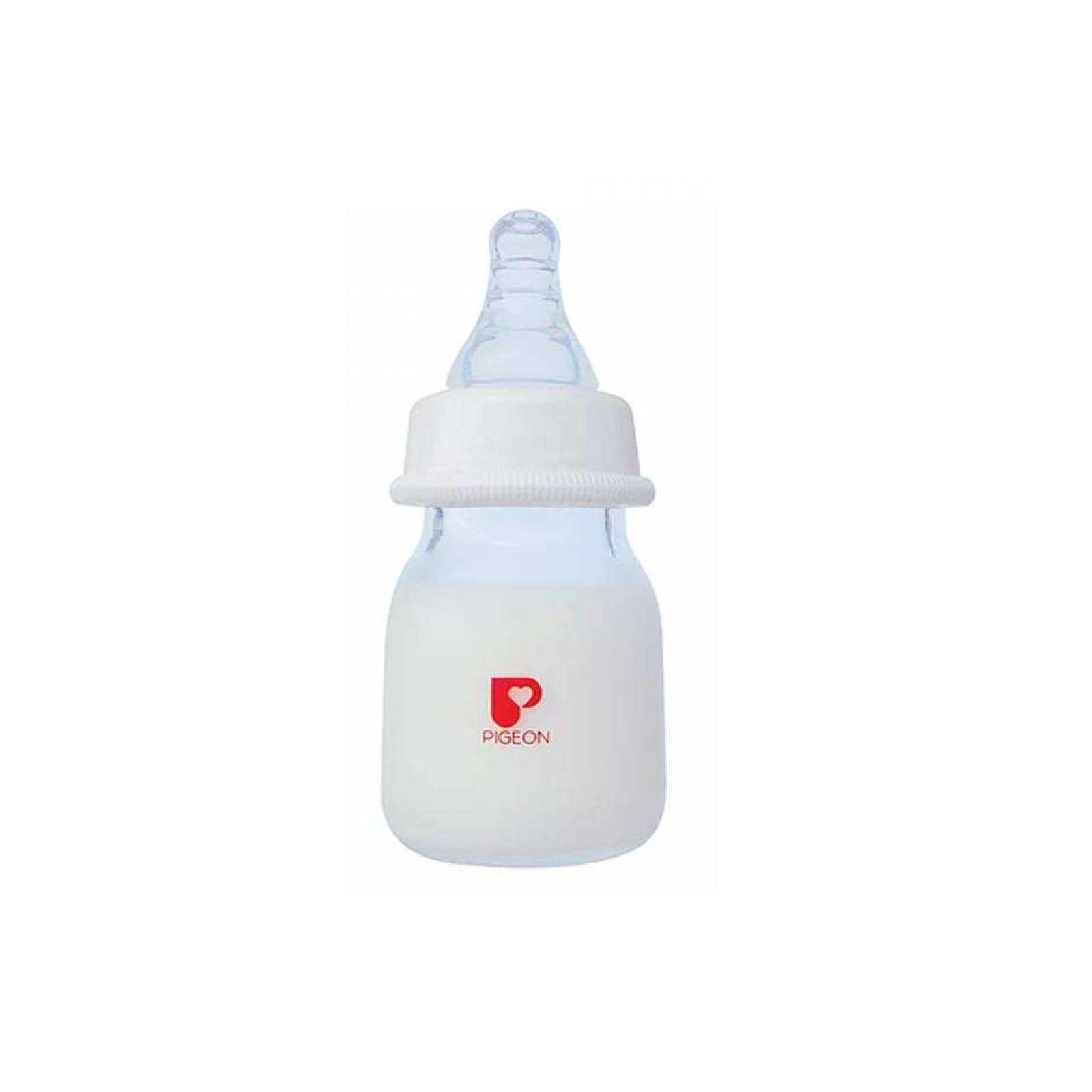 Biberón Pigeon Estándar Vidrio 2oz Blanc