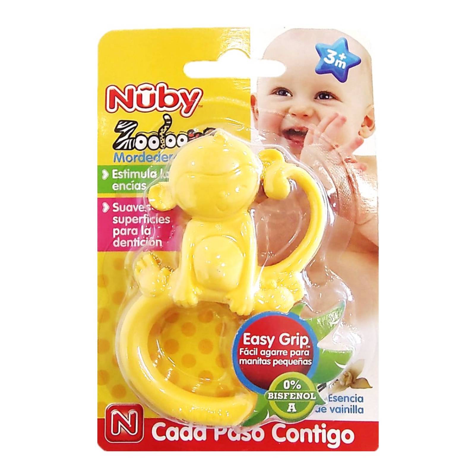 Mordedera Zooloops Nuby Mono Amarillo