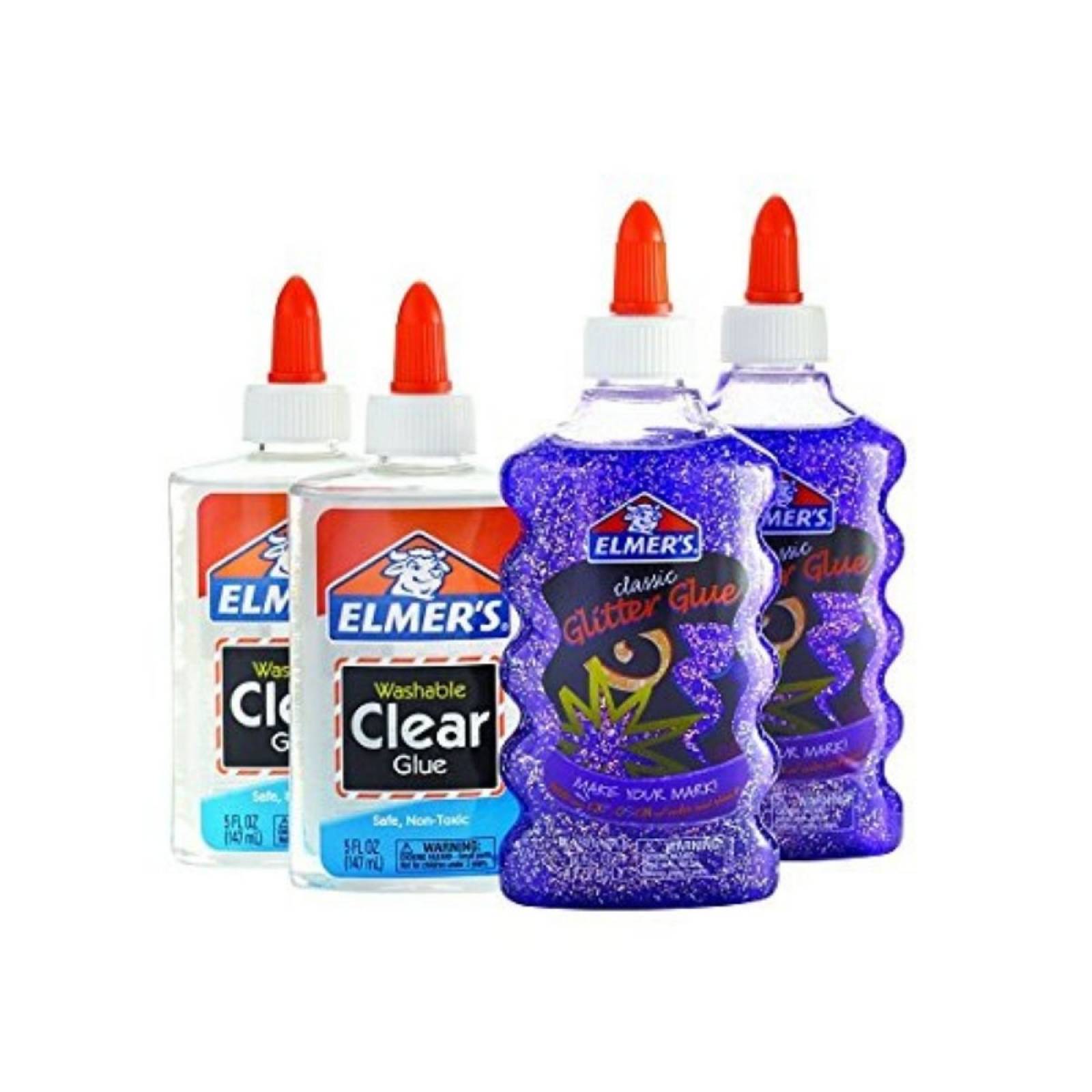 Kit De Inicio Slime Elmers Morado 4pz