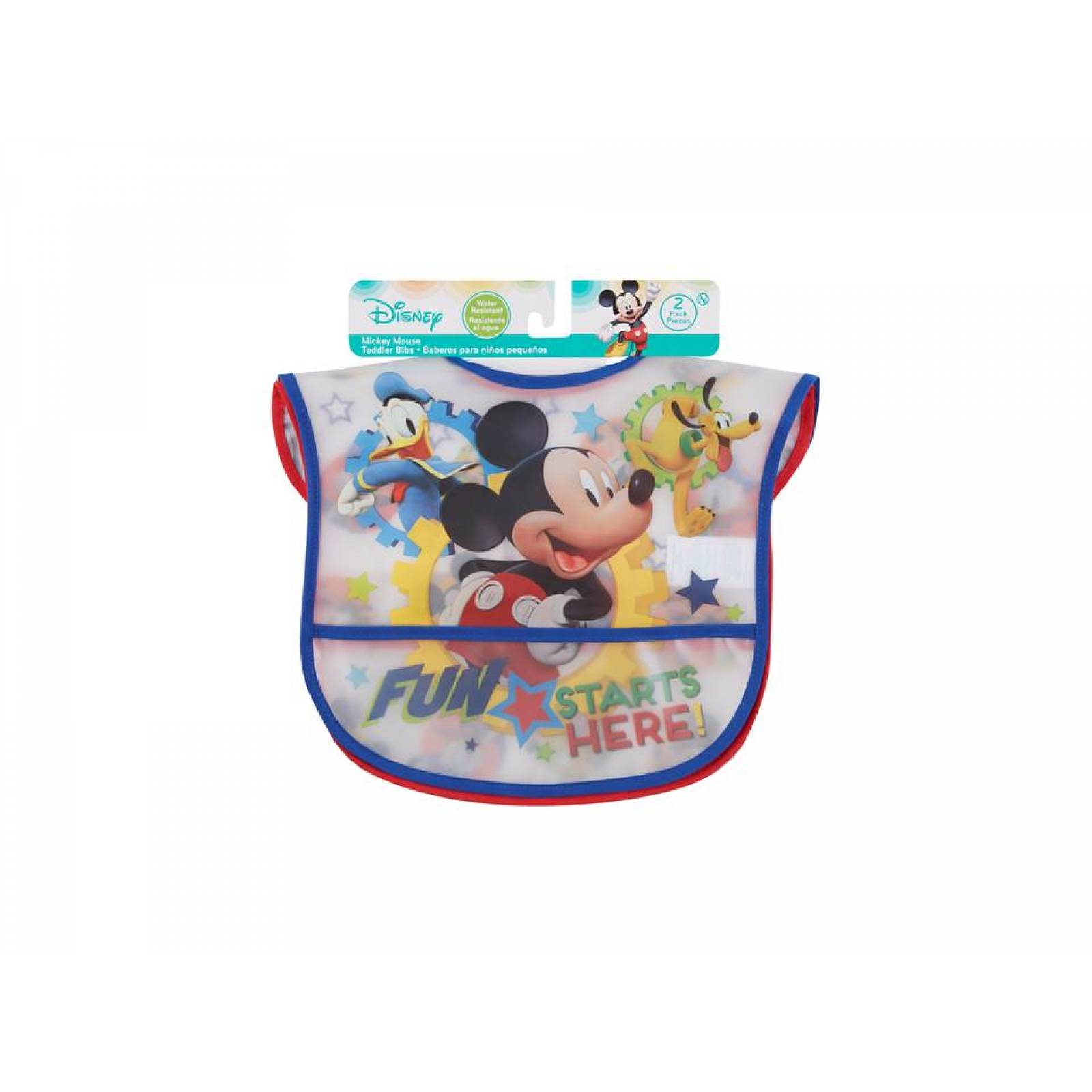 Babero Impermeable Disney Mickey 2pz