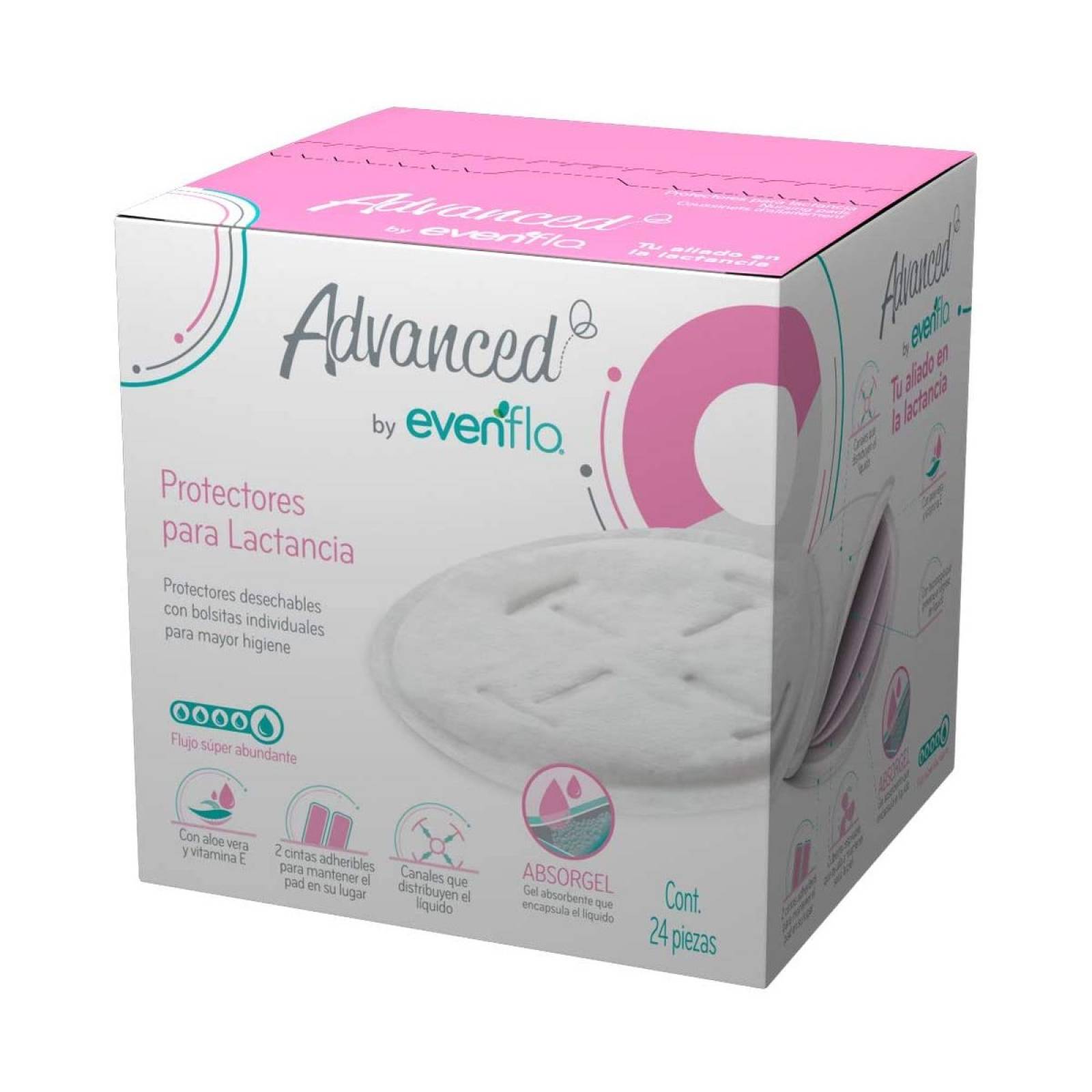 Protectores Lactancia Evenflo 24pz