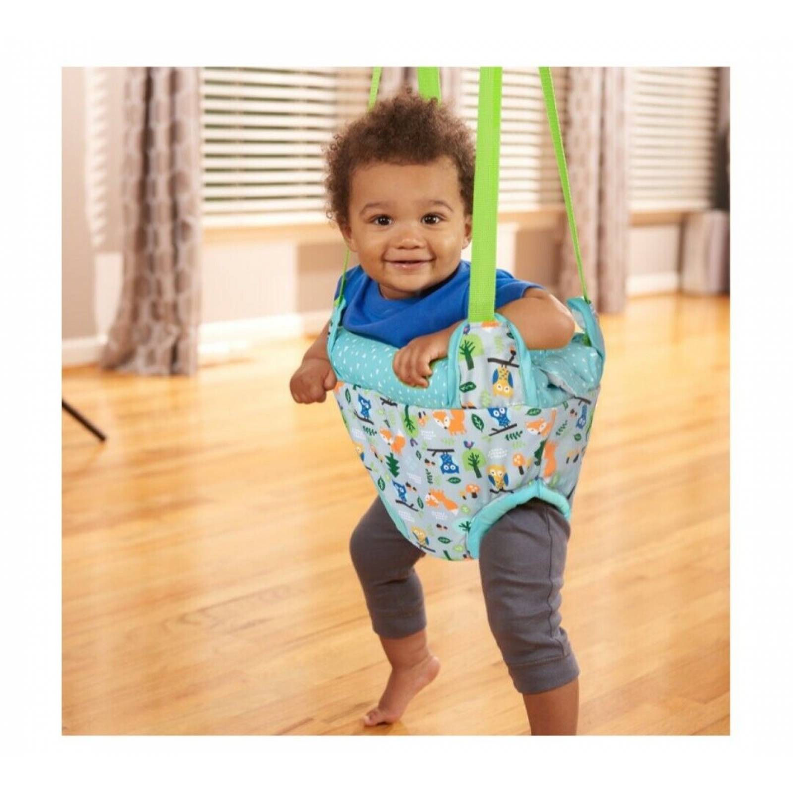 Saltador Puerta Exersaucer Evenflo Bosq