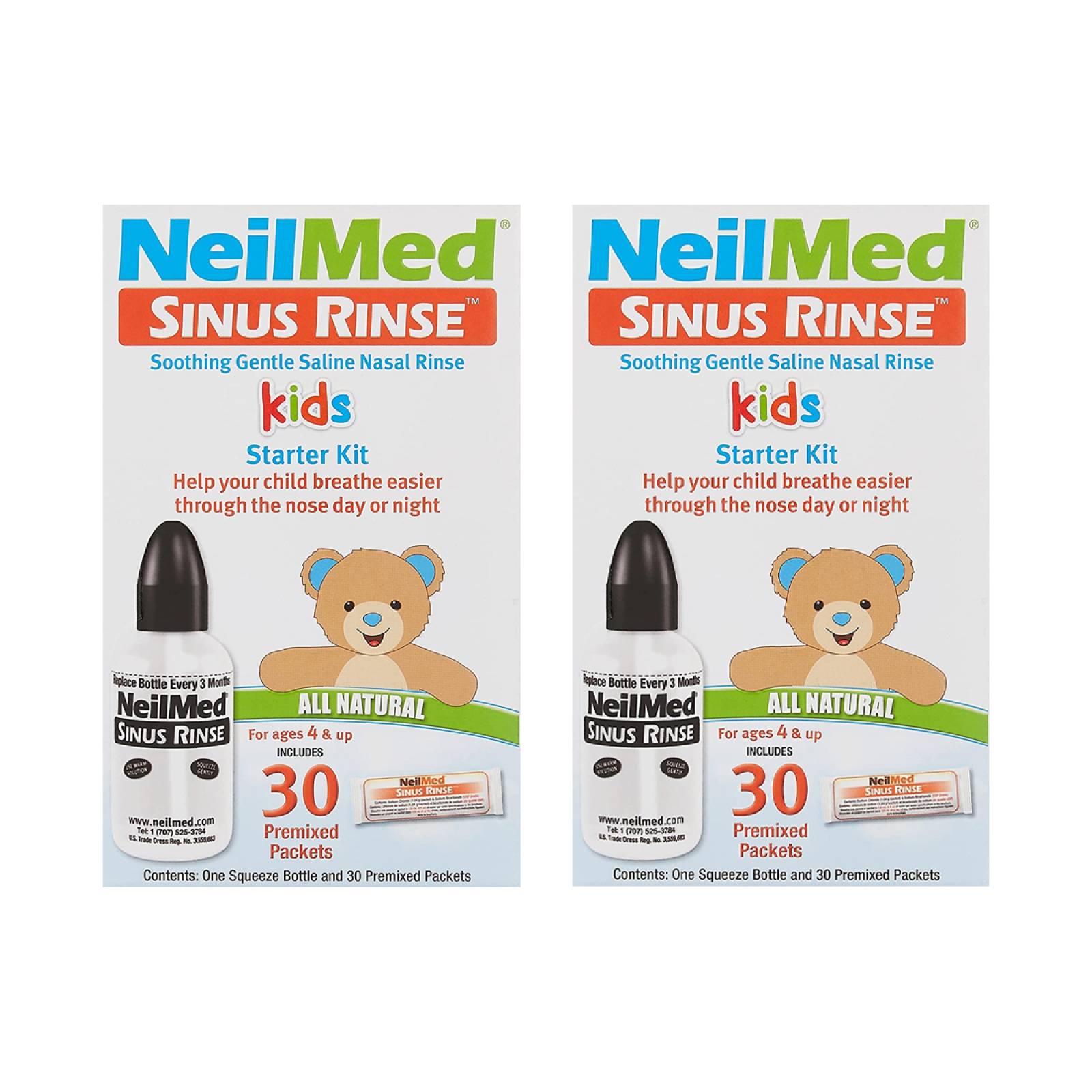 Kit Neilmed Sinus Rinse Niños 30pz 2pz