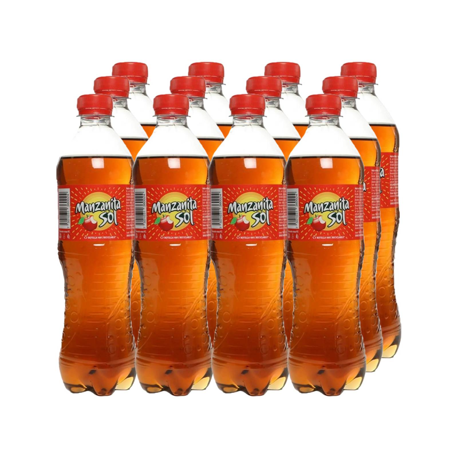 Refresco Manzanita Sol Botella 600ml 12p