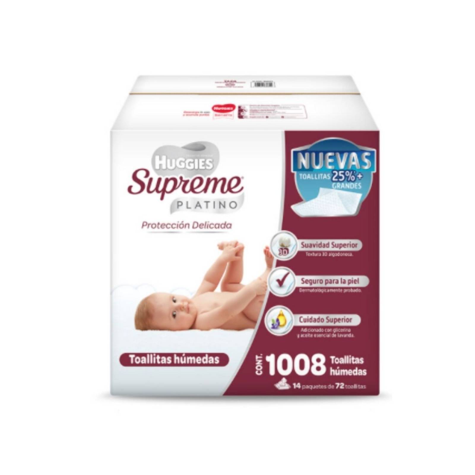 Toallitas Húmedas Huggies Supreme 1008pz