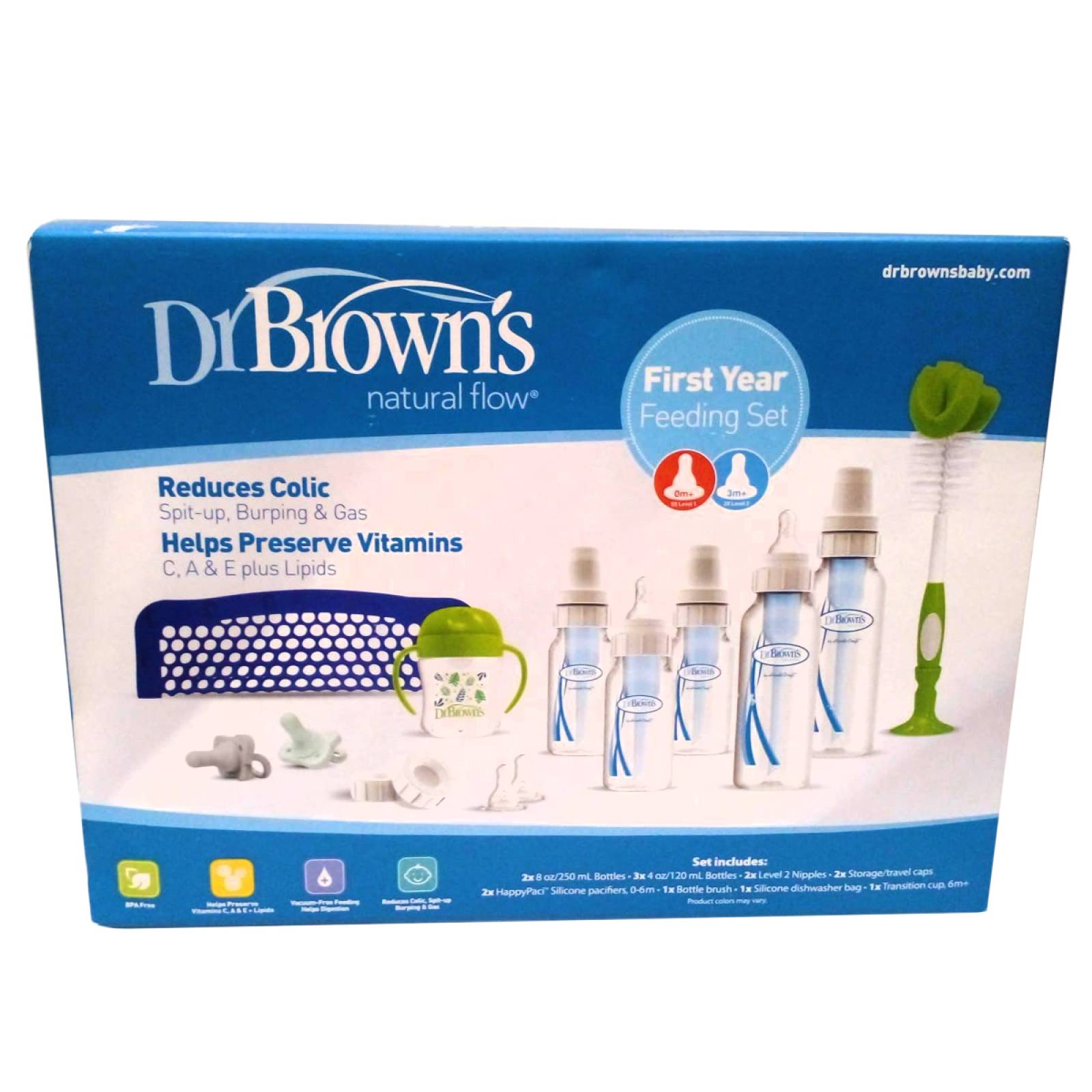 Tetero Dr.browns Options 1-0m 8oz/250ml | Cuotas Sin Interés