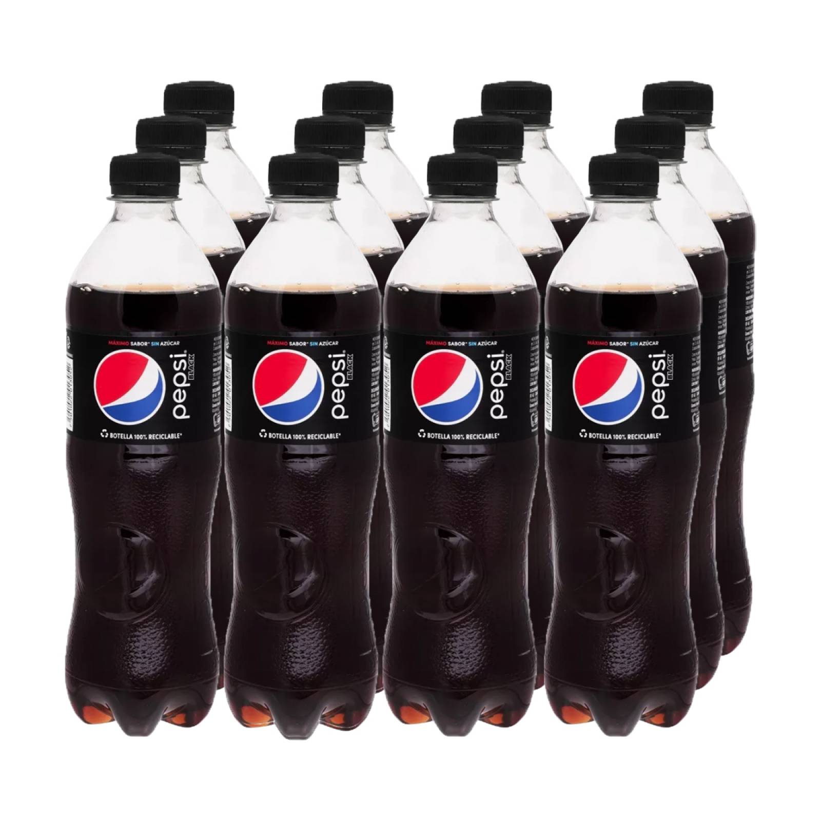 Refresco Pepsi Black Botella 600ml 12pz.
