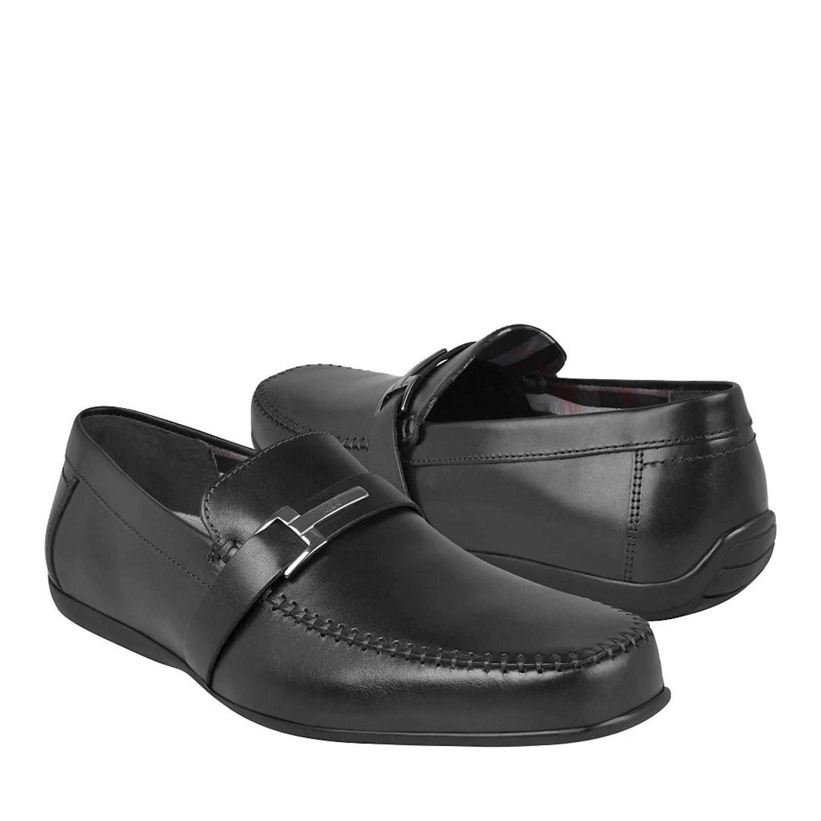 MOCASINES DE VESTIR PARA HOMBRE FLEXI 68615 NEGRO