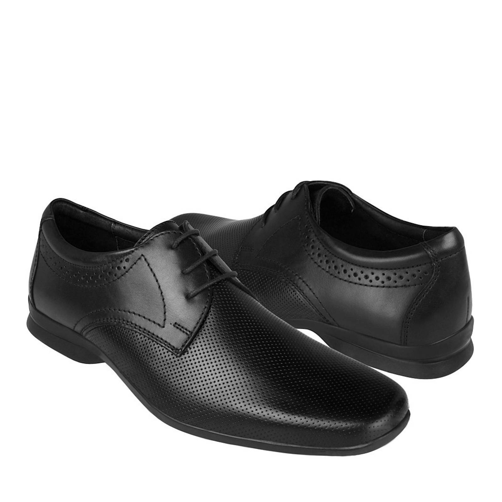 ZAPATOS DE VESTIR FLEXI 79501 PIEL NEGRO