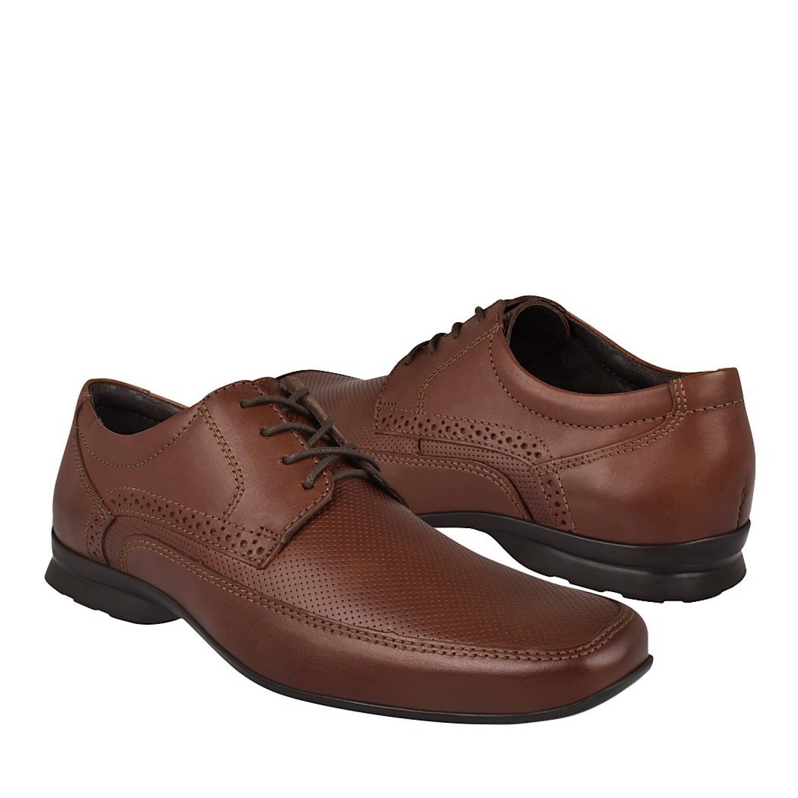 ZAPATOS DE VESTIR PARA CABALLERO FLEXI 79505 CAFÉ